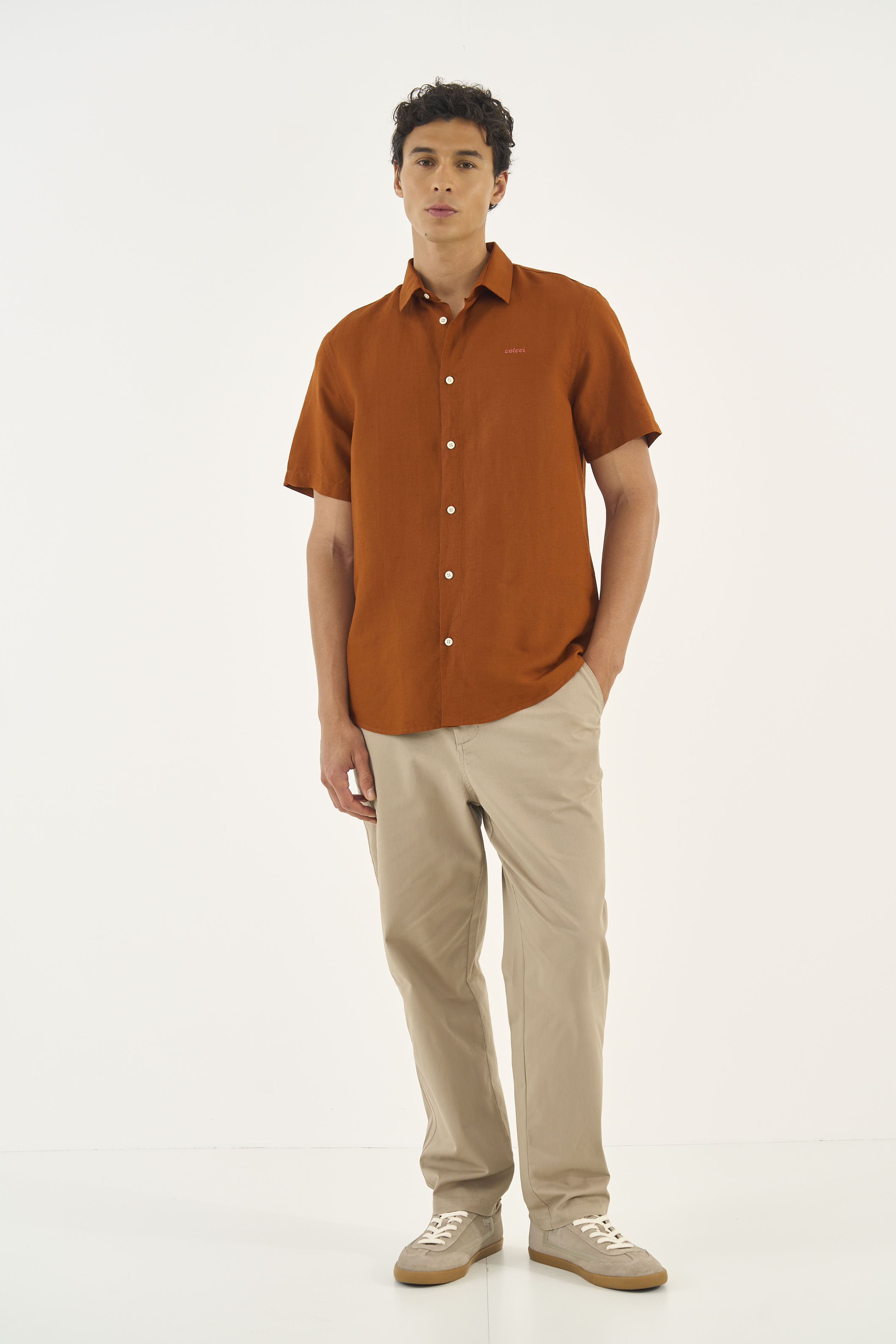 CAMISA LINHO RELAX GG VERDE DRAGON