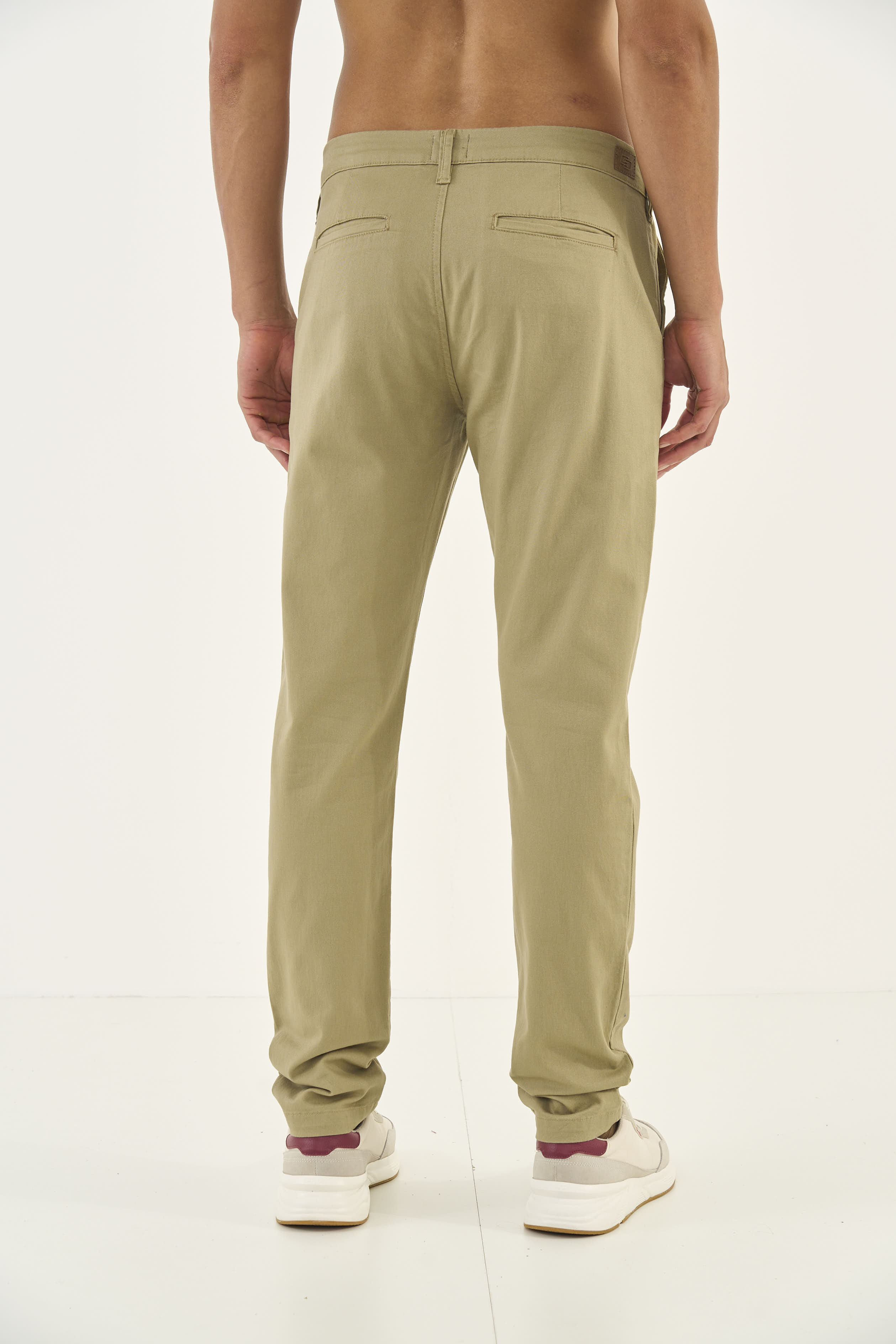CALÇA SARJA NEW FELIPE 44 BEGE TIGER