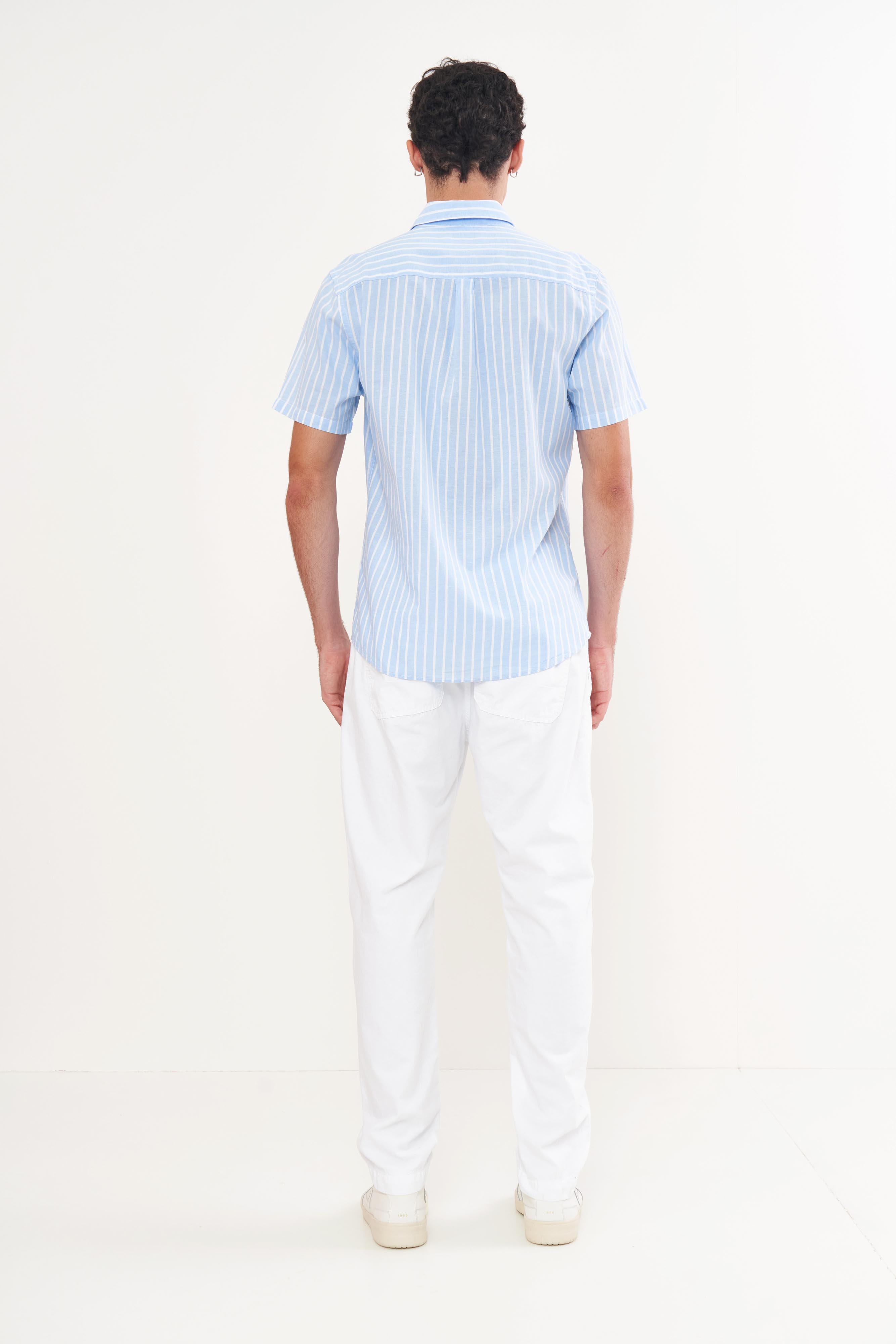 CAMISA LINHO LISTRADA RELAX P LISTRADA