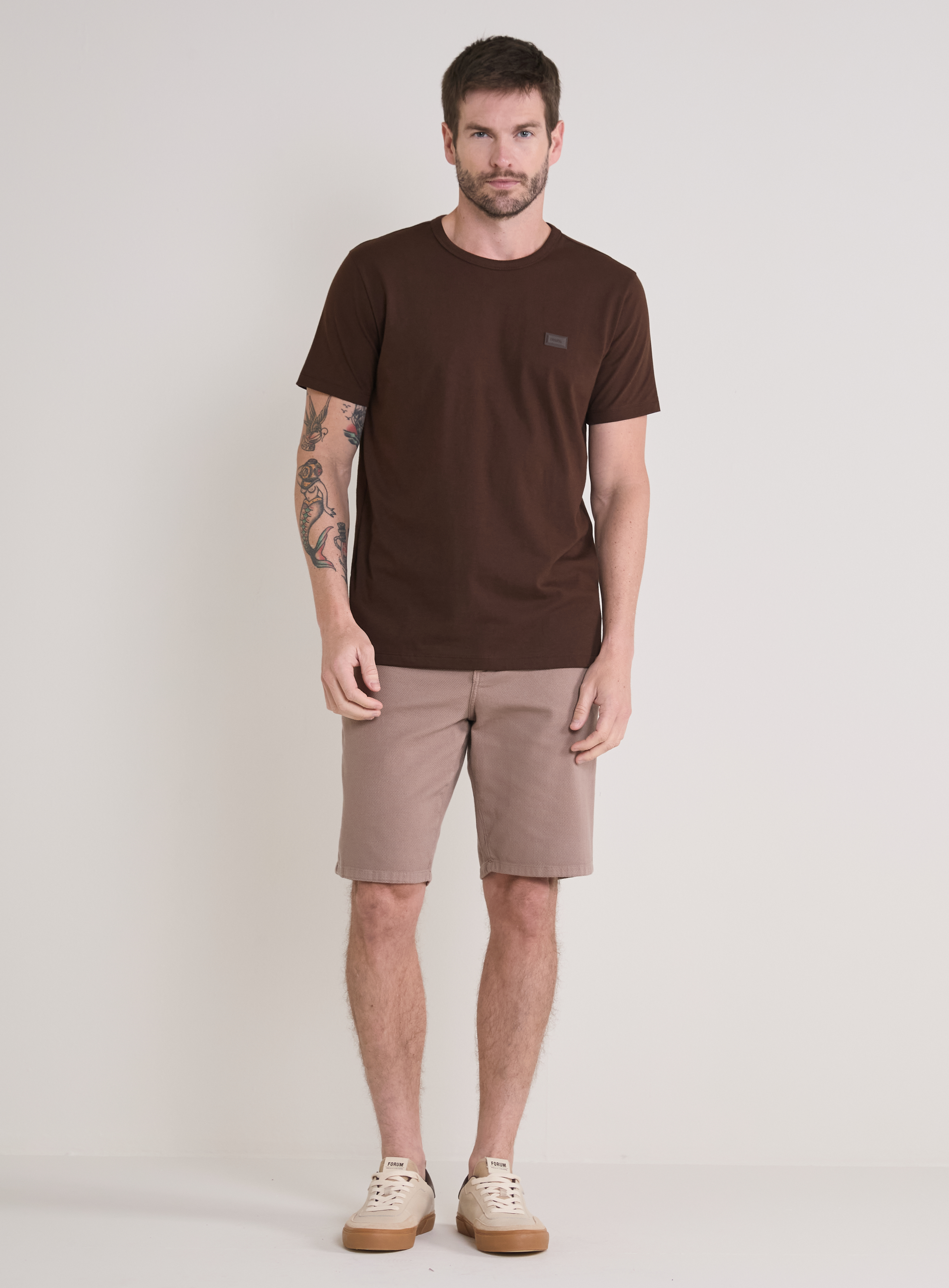 CAMISETA FORUM G BEGE ITALIAN