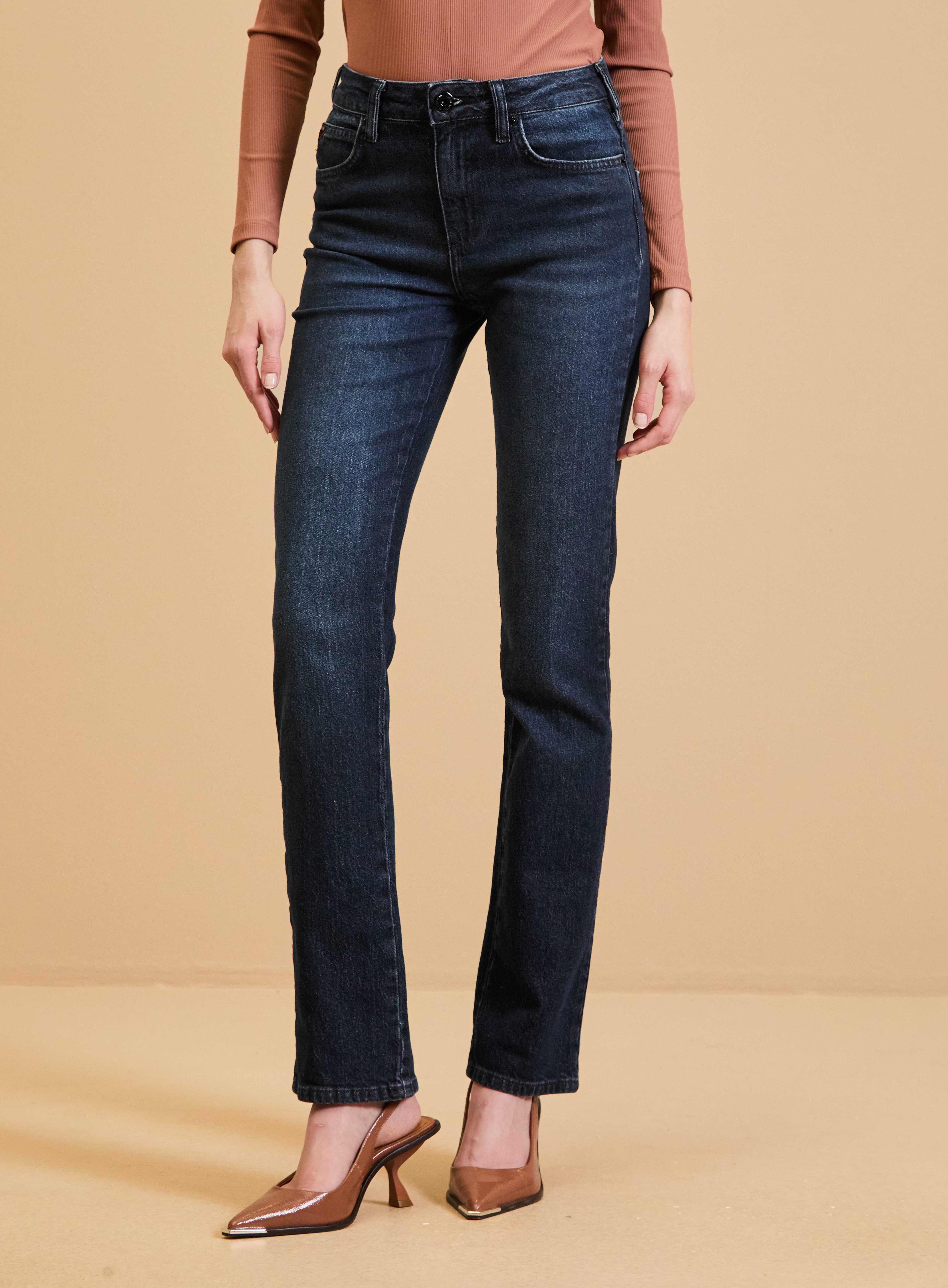 CALÇA JEANS MARISA 2 SLIM 38 INDIGO