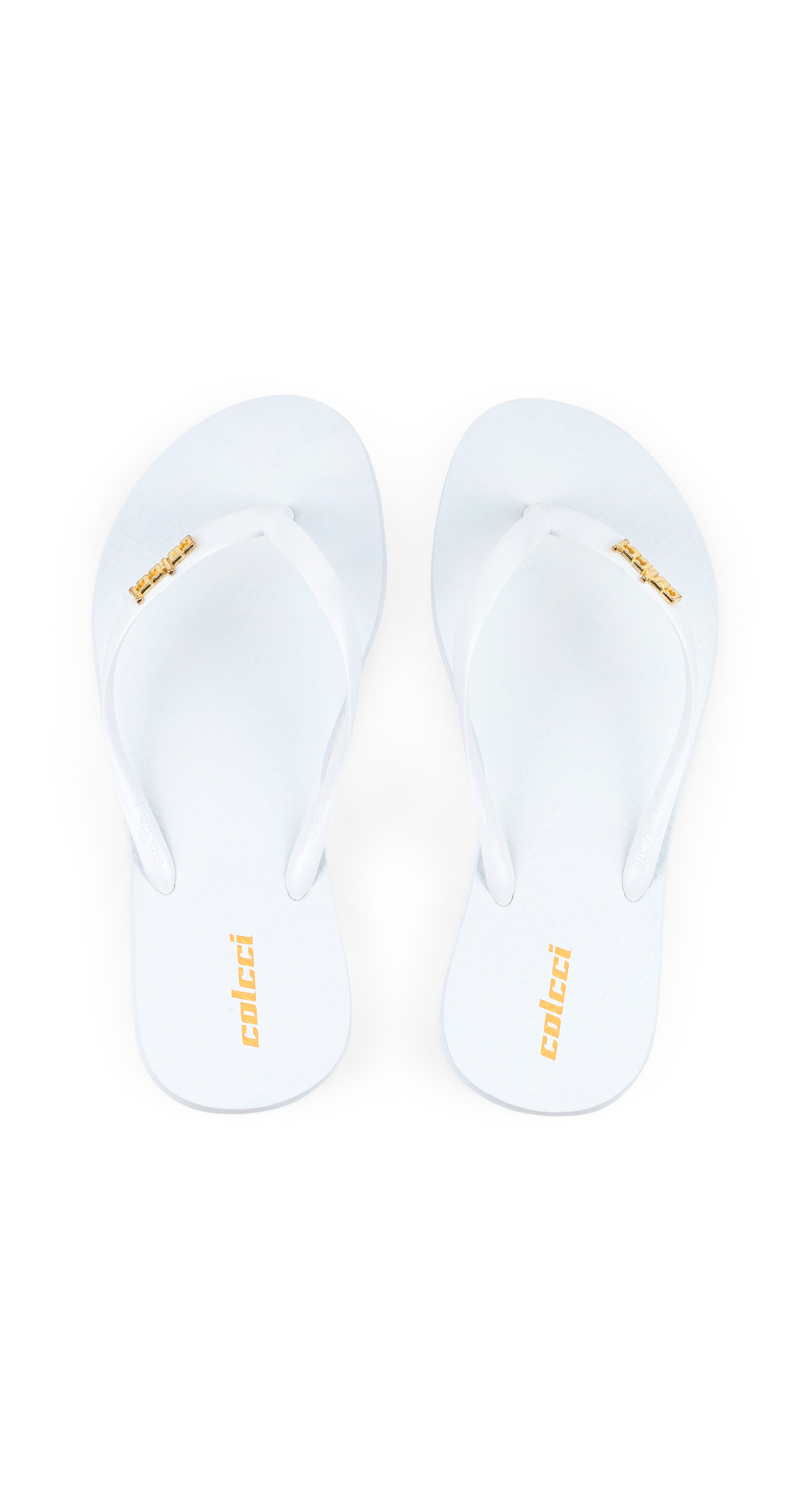 CHINELO COLOR METAL COLCCI 33-34 BRANCO
