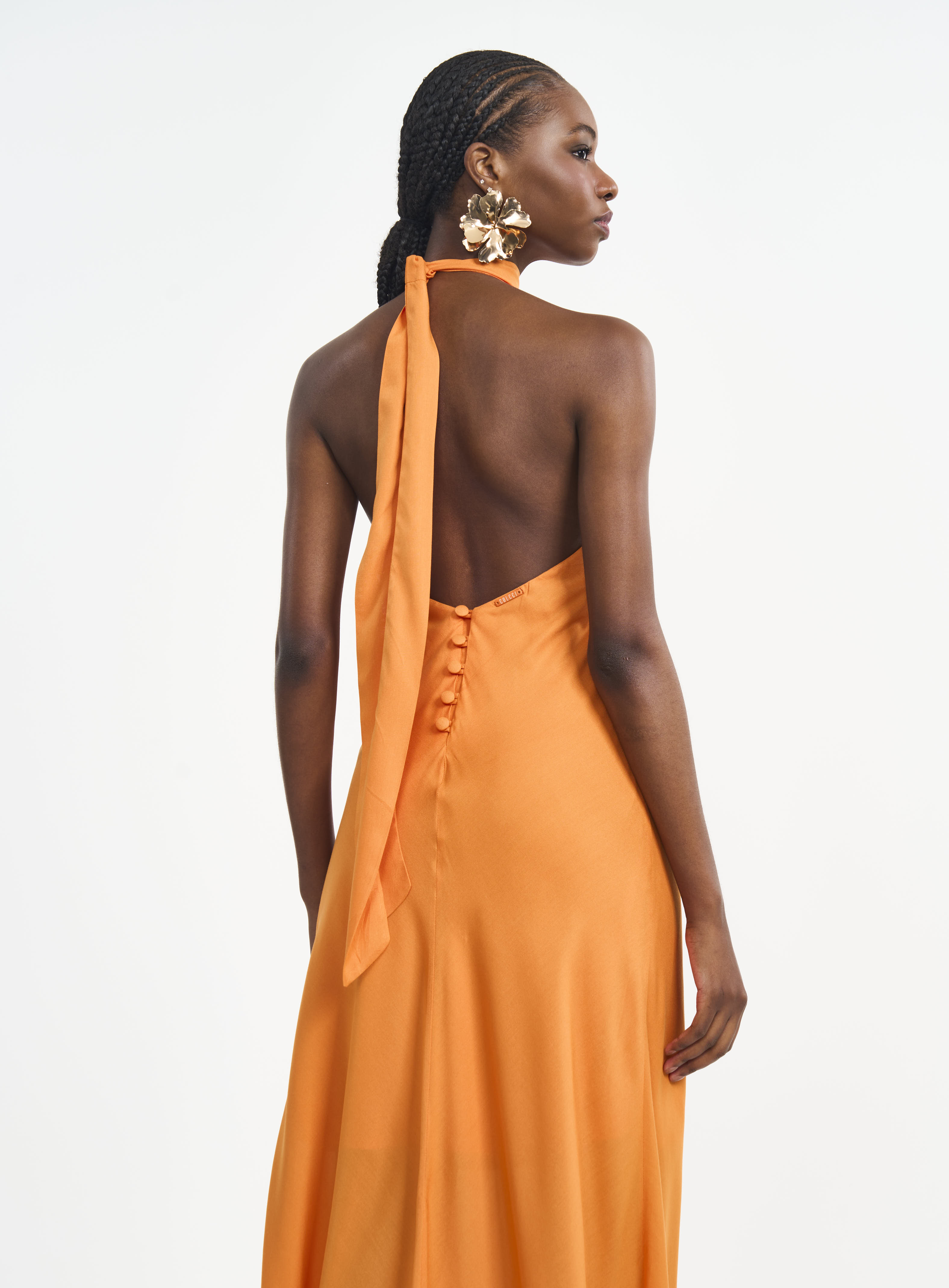 VESTIDO COLCCI M LARANJA PITANGA