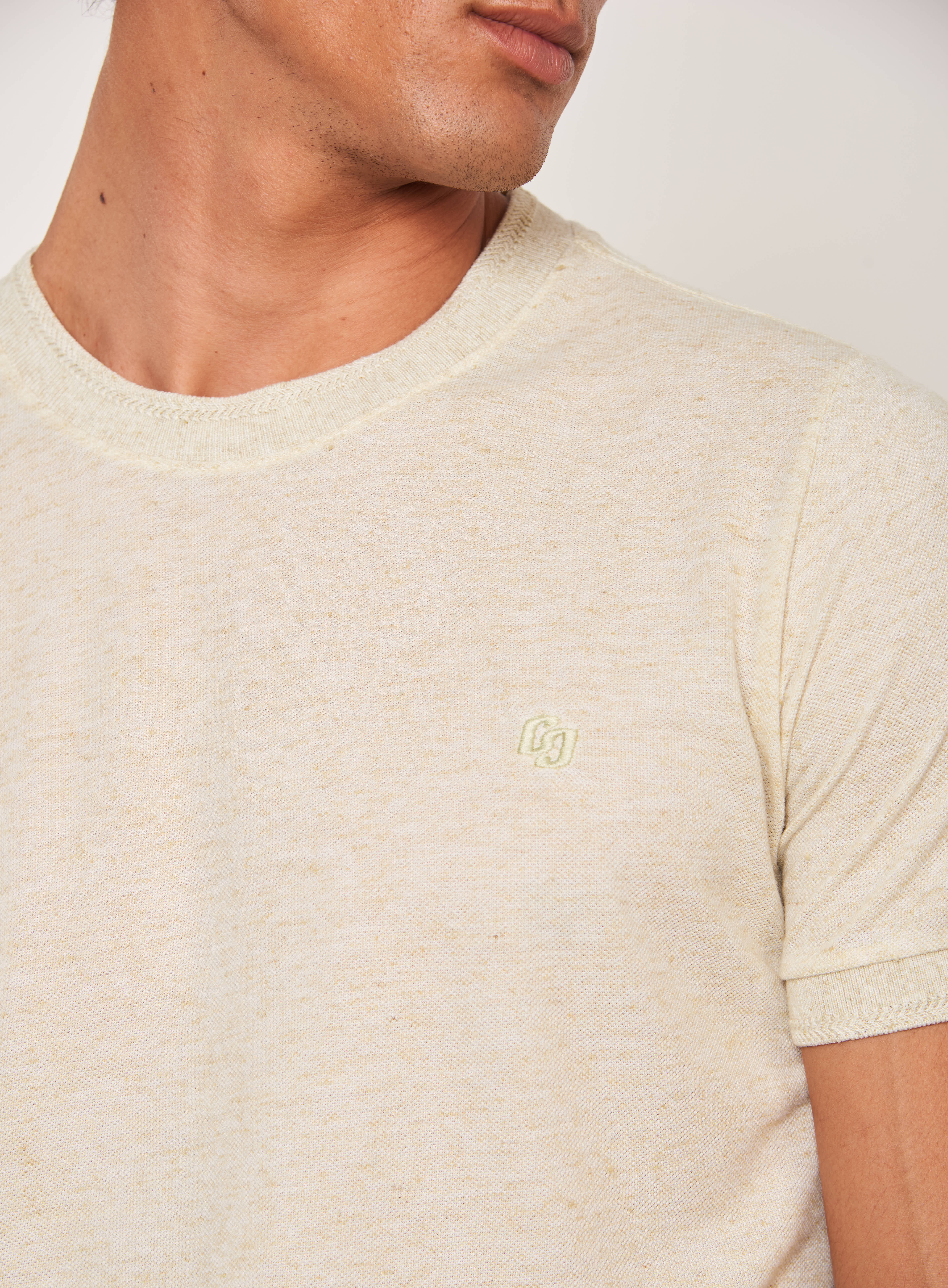 CAMISETA LINHO G BEGE ARUNA
