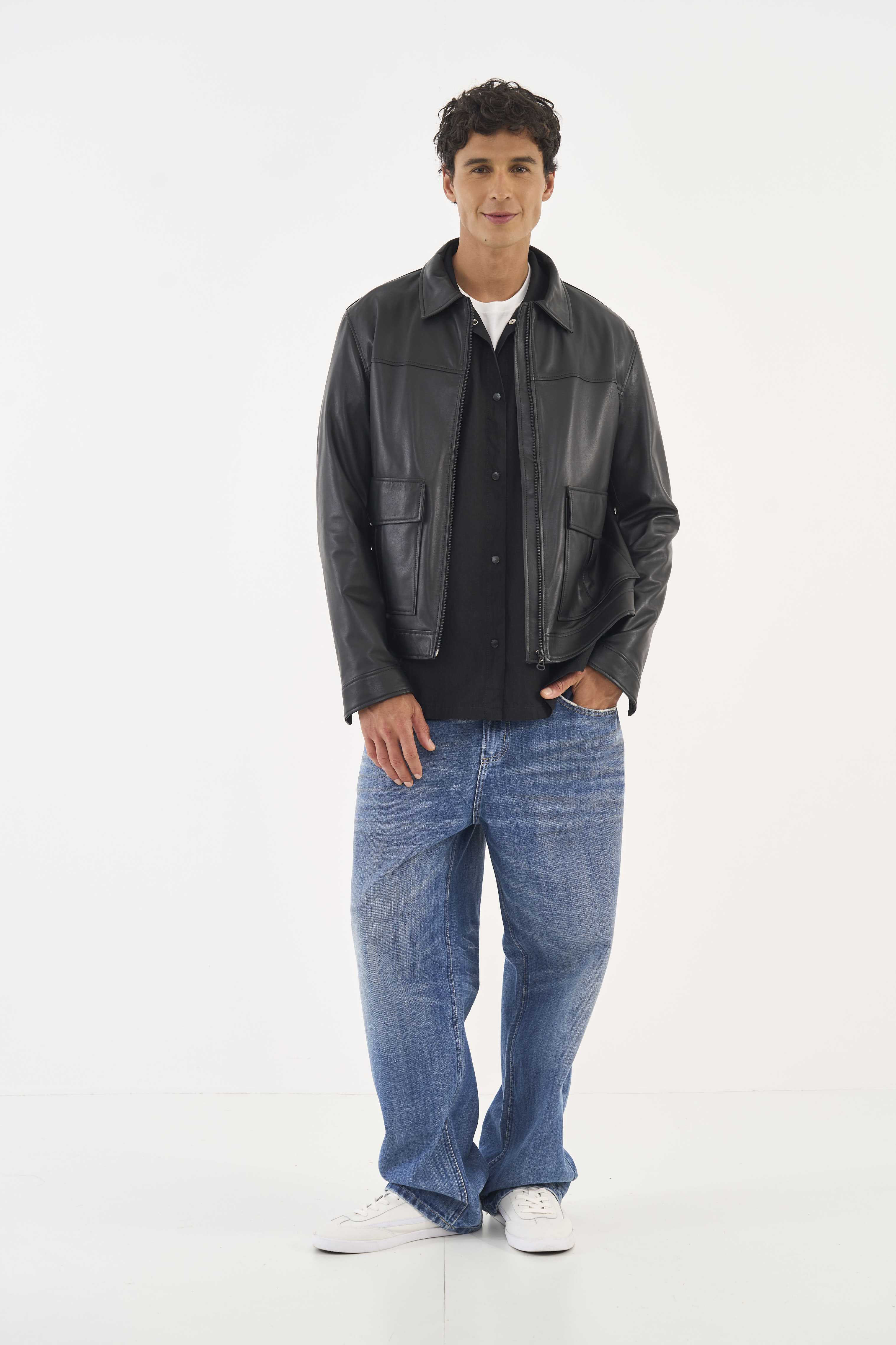 CALÇA JEANS LOOSE 38 INDIGO