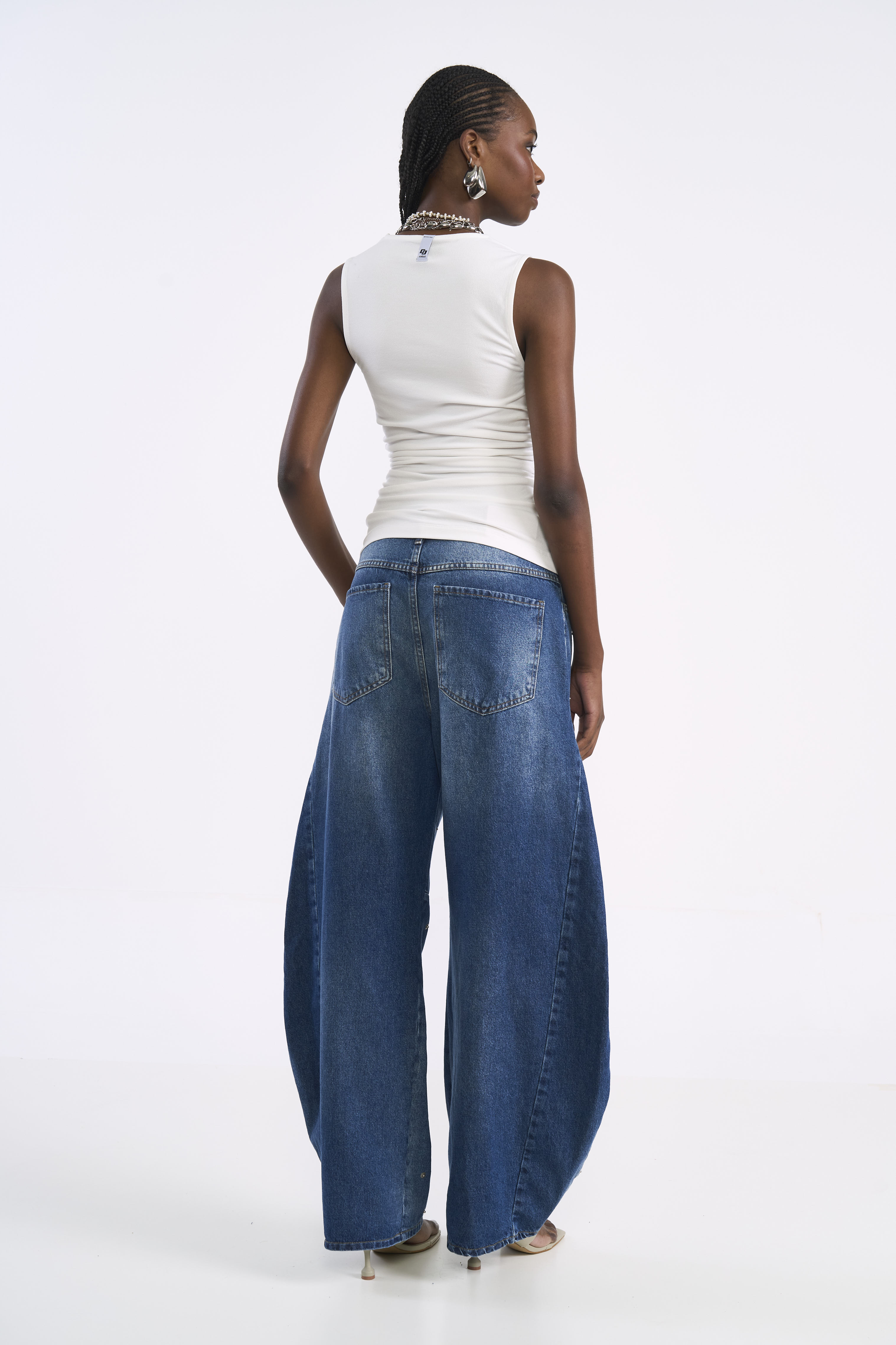 CALÇA JEANS BARRIL 36 INDIGO