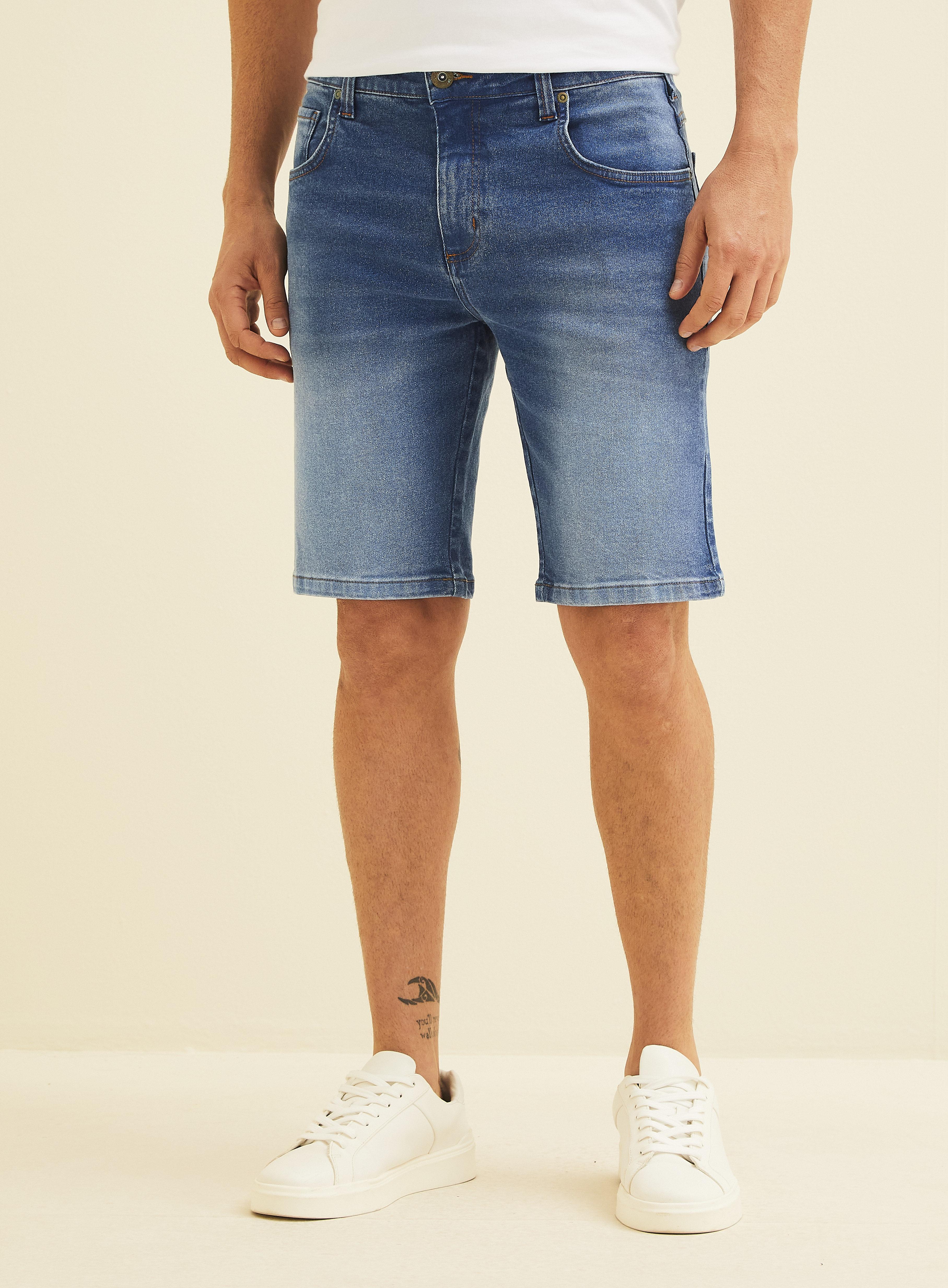 BERMUDA JEANS PAUL SLIM 38 INDIGO