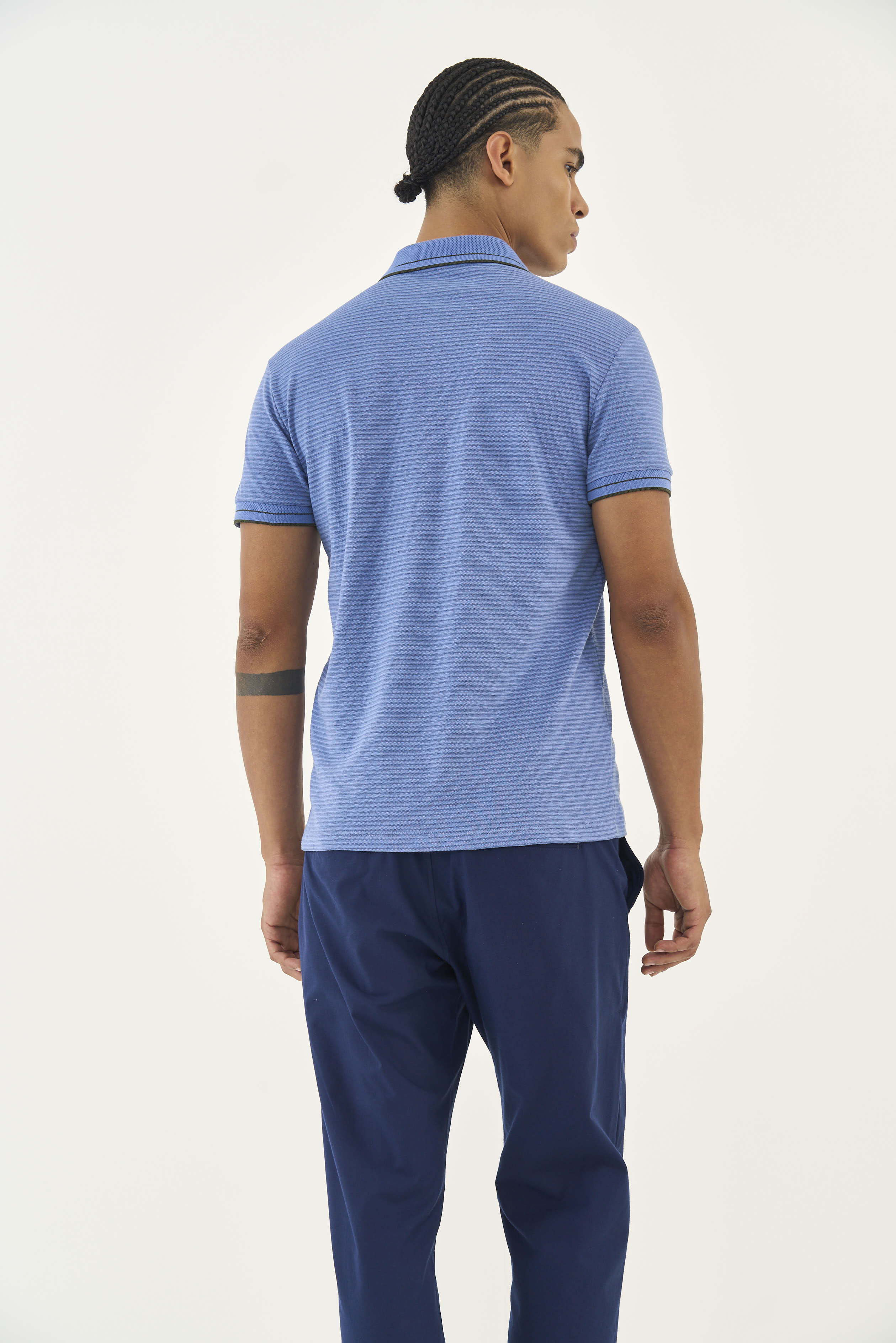 POLO JACQUARD PP AZUL ZARCO