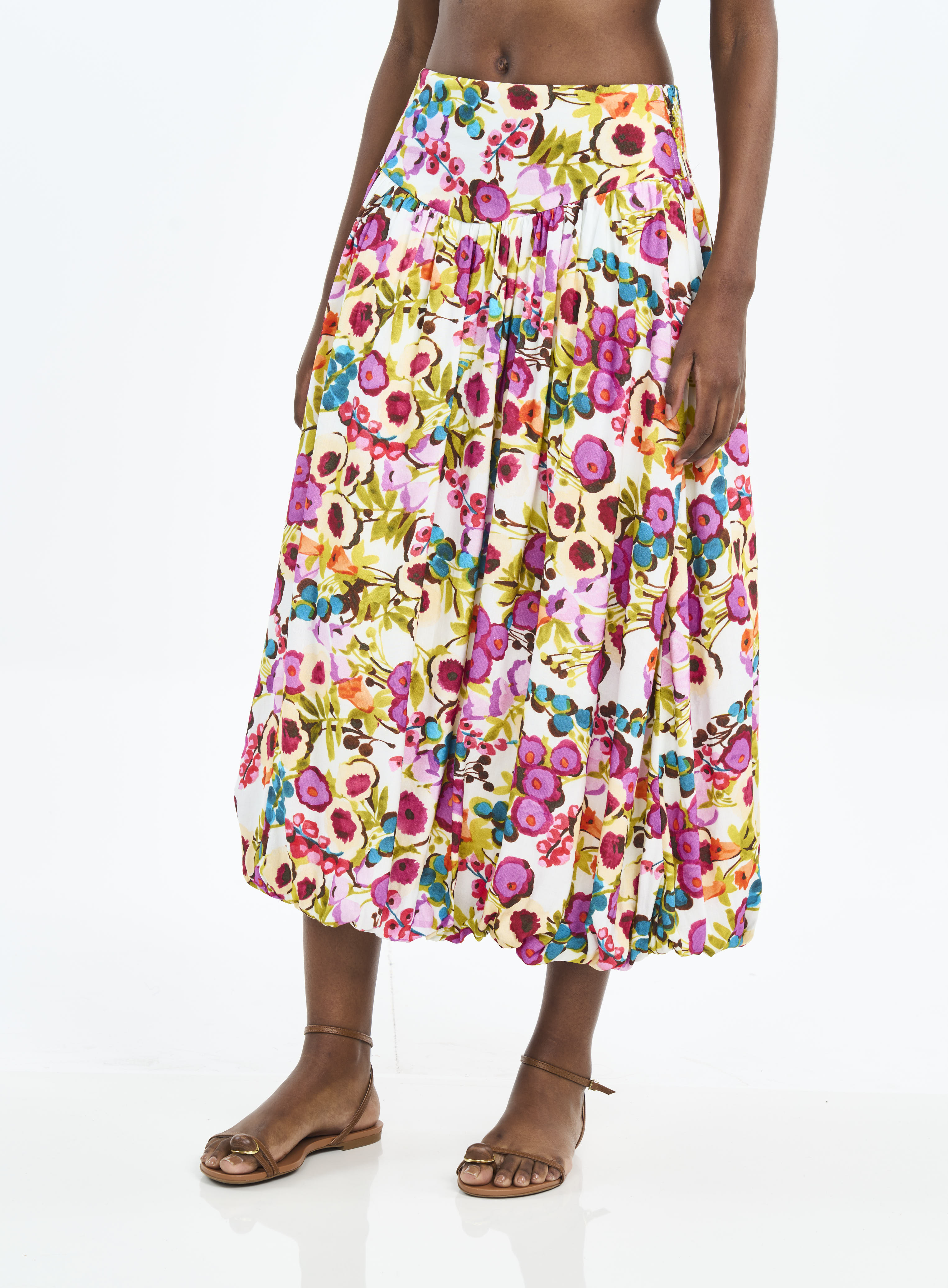 SAIA LINHO ESTAMPADA P FLEUR VIVE