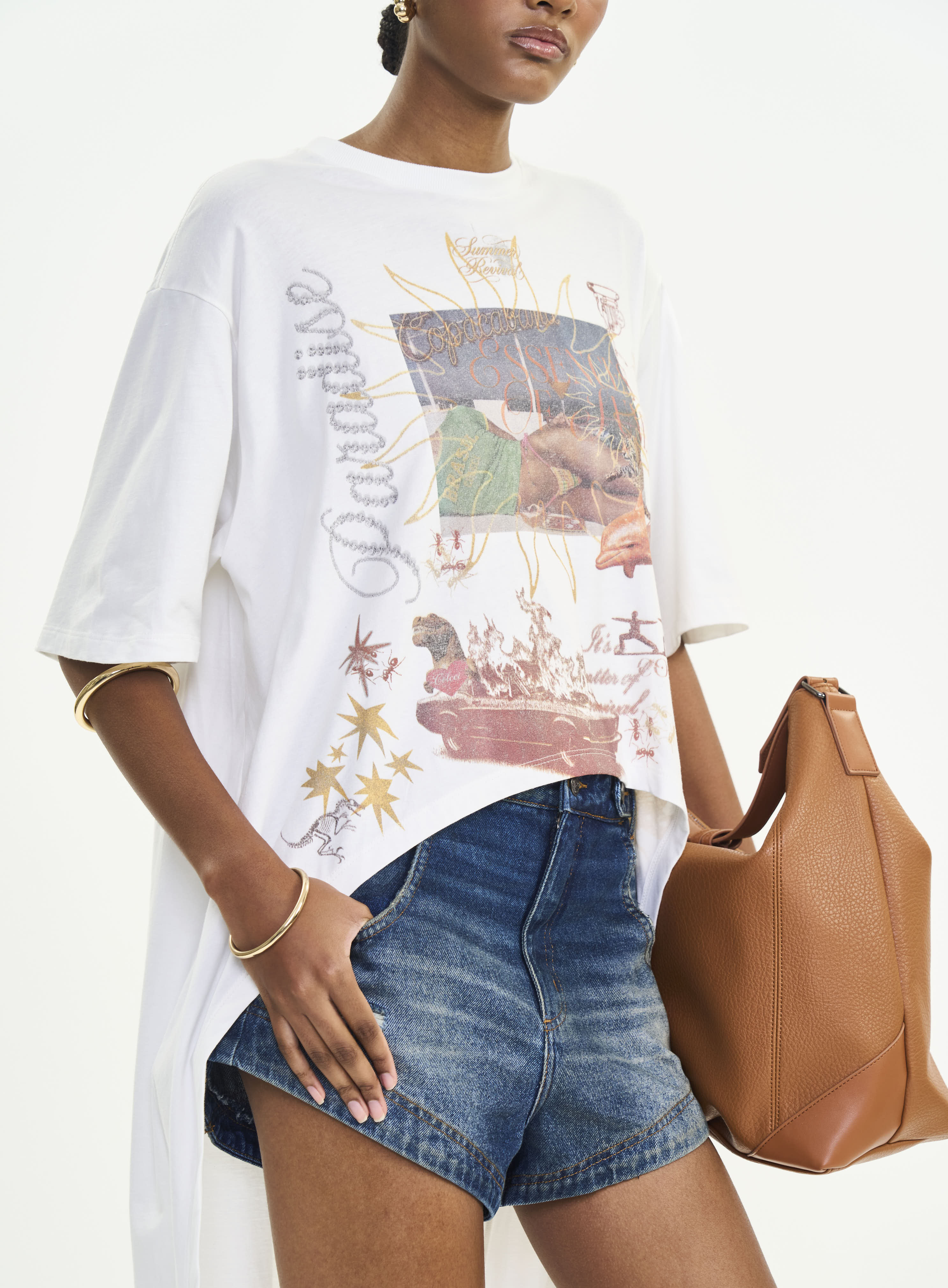 CAMISETA COLCCI P BEGE AFFOGATO