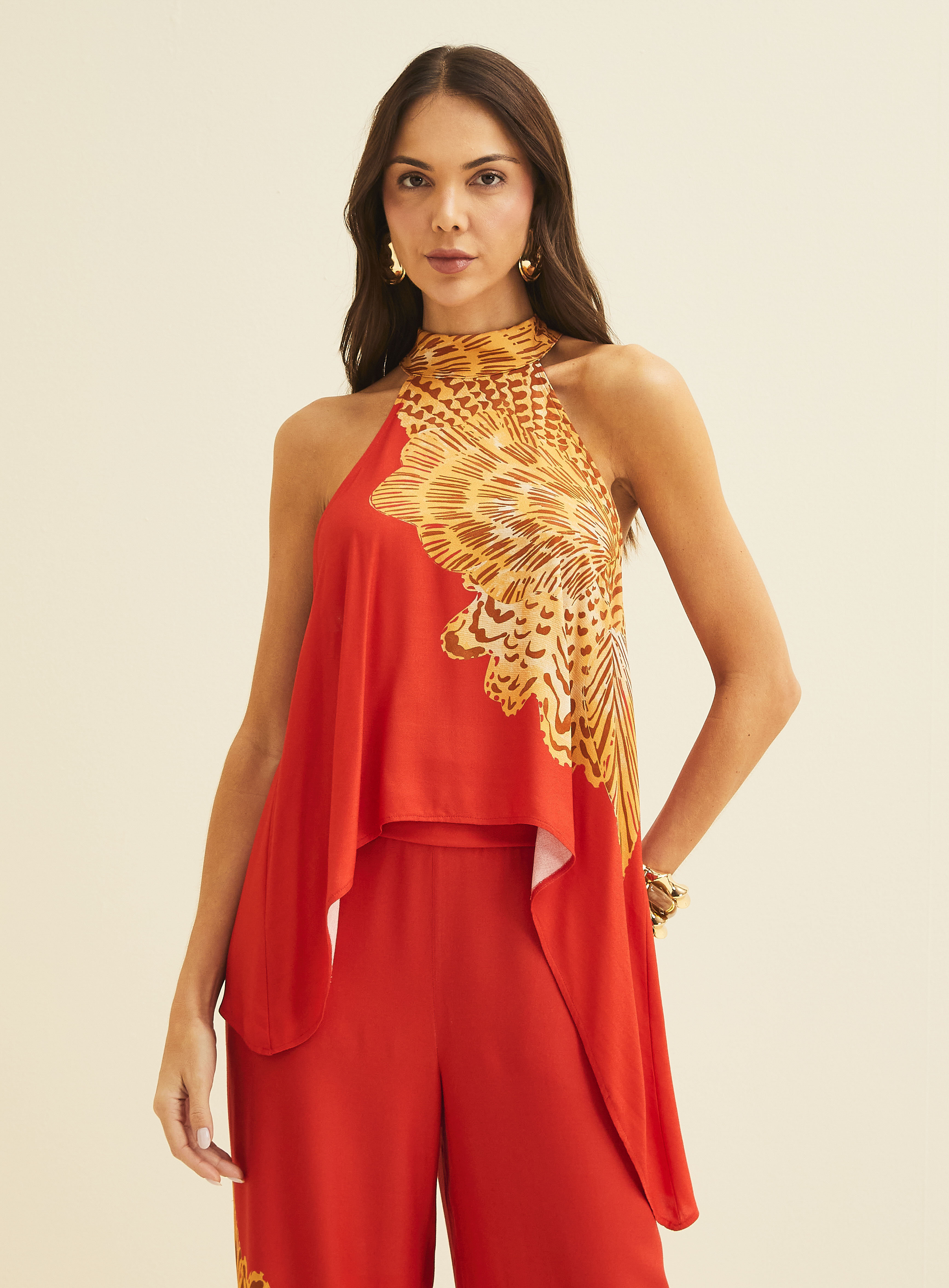 BLUSA ESTAMPADA M CERAMIC SHELL
