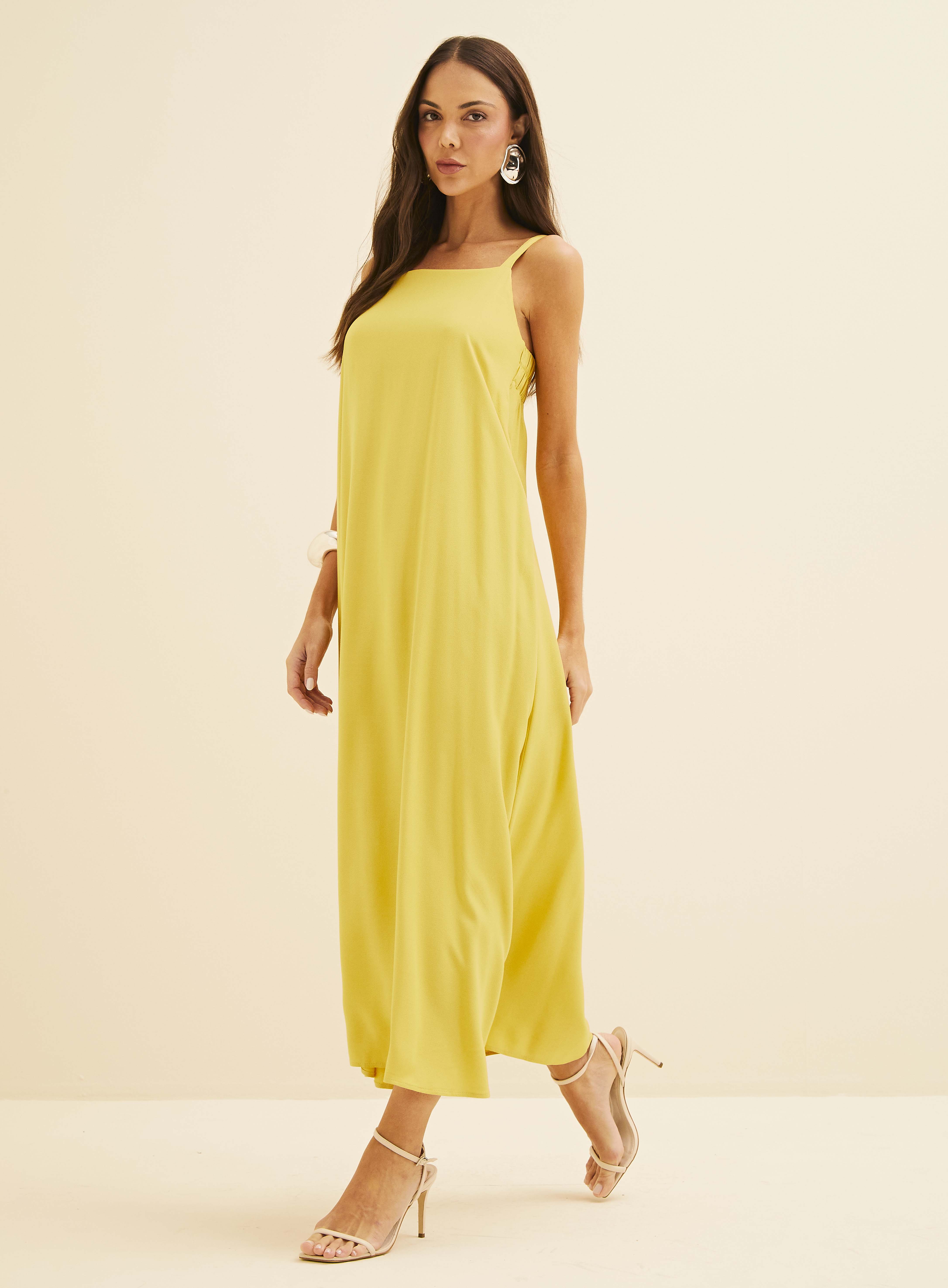 VESTIDO FORUM M AMARELO OLIVENITE
