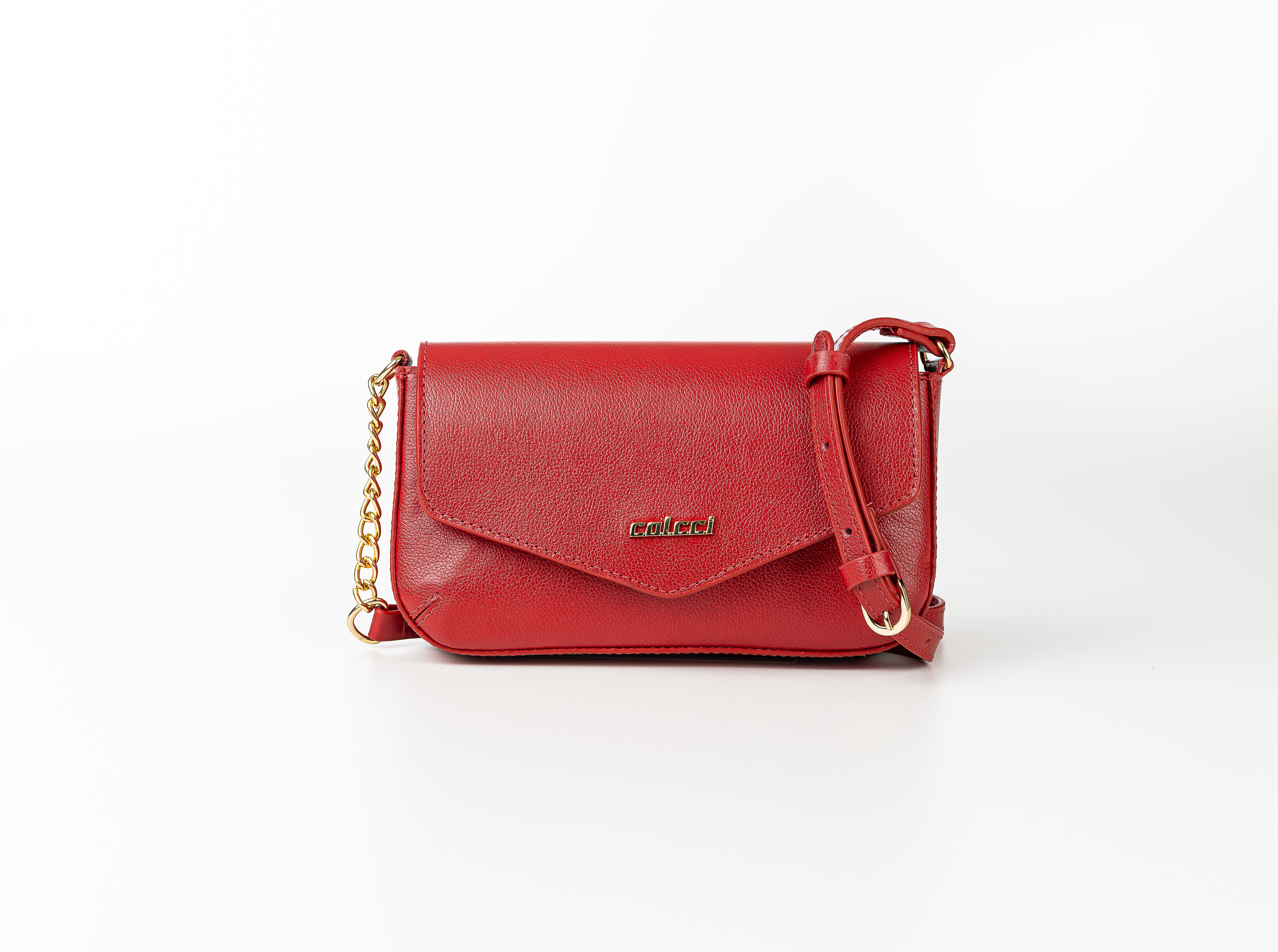 BOLSA COLCCI CROSSBODY COURO U MARROM DROME