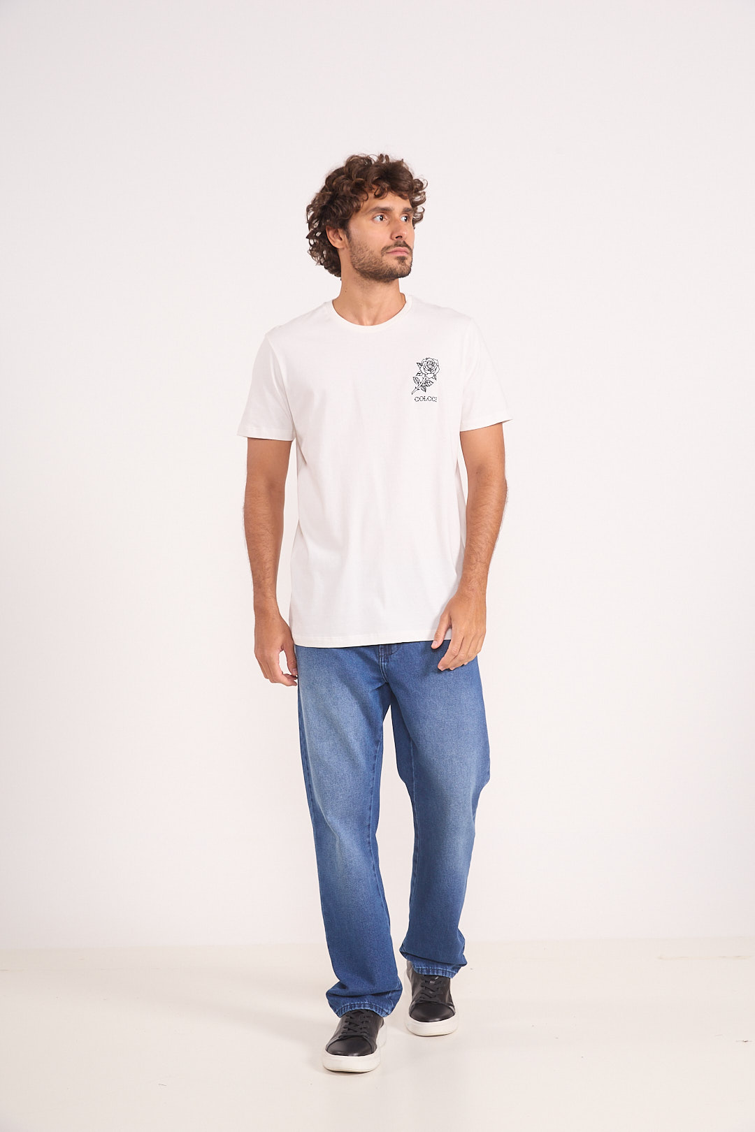 CALÇA JEANS RETA 38 INDIGO