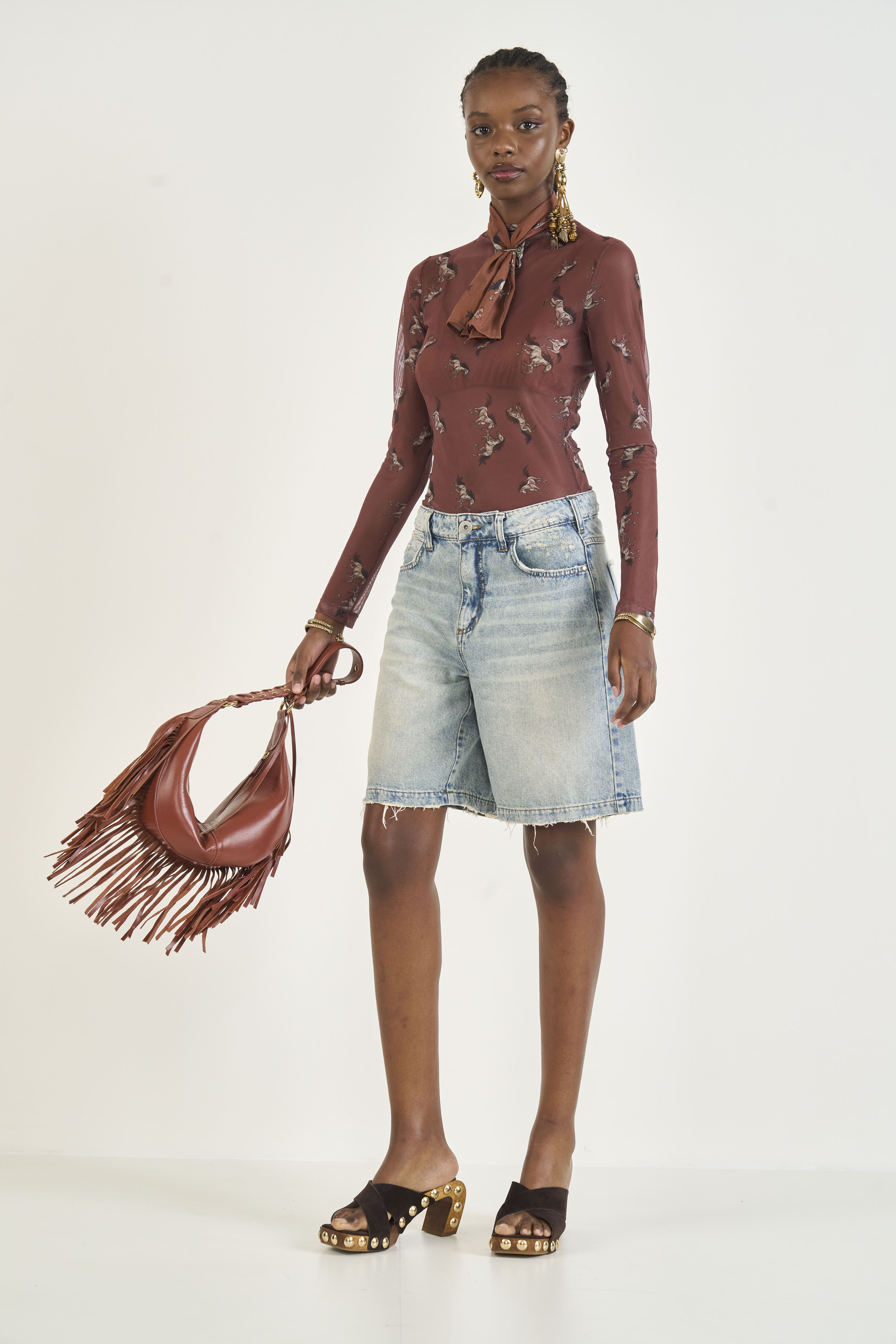 BERMUDA JEANS JADE 44 INDIGO