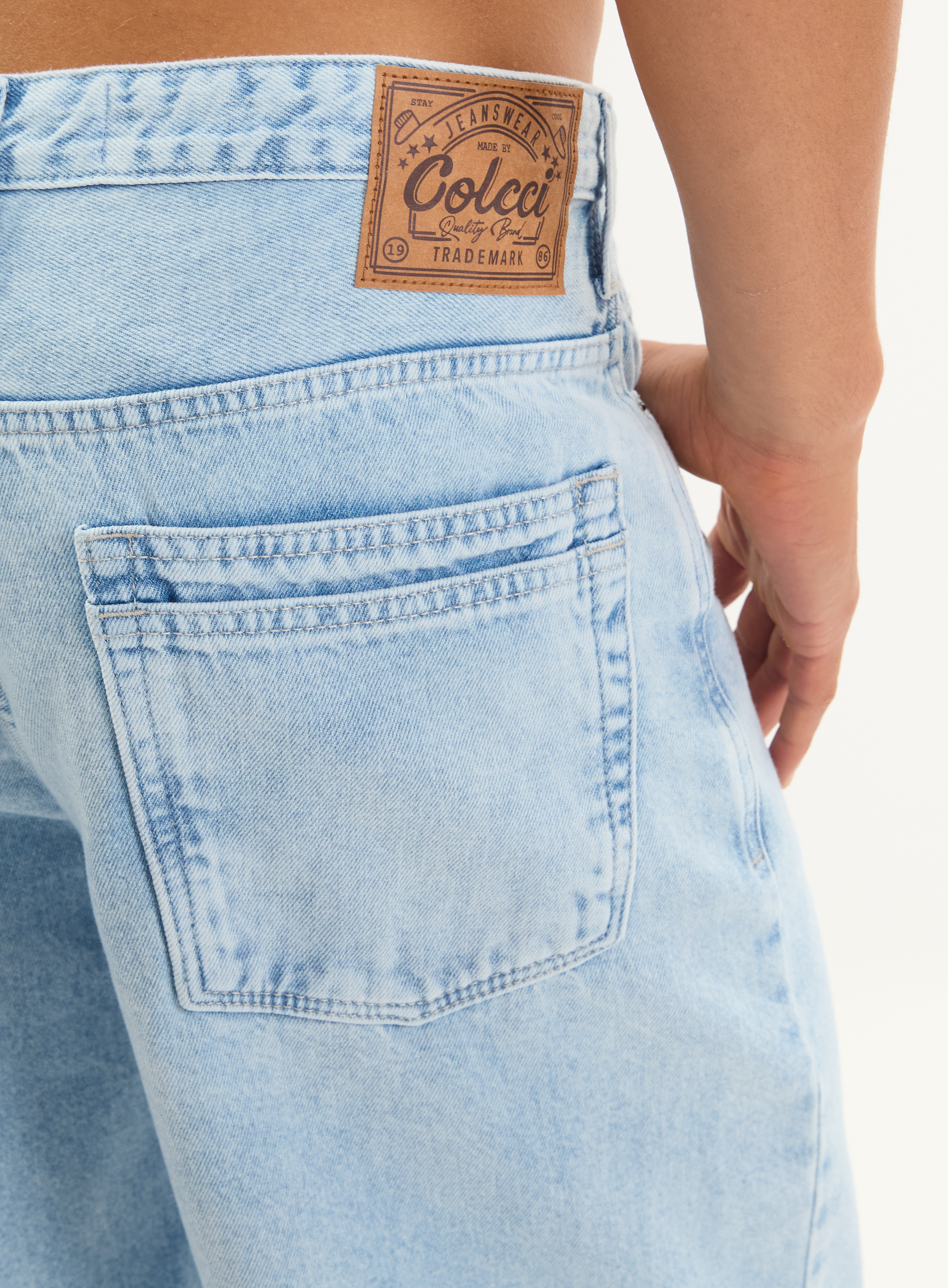 BERMUDA JEANS 40 INDIGO