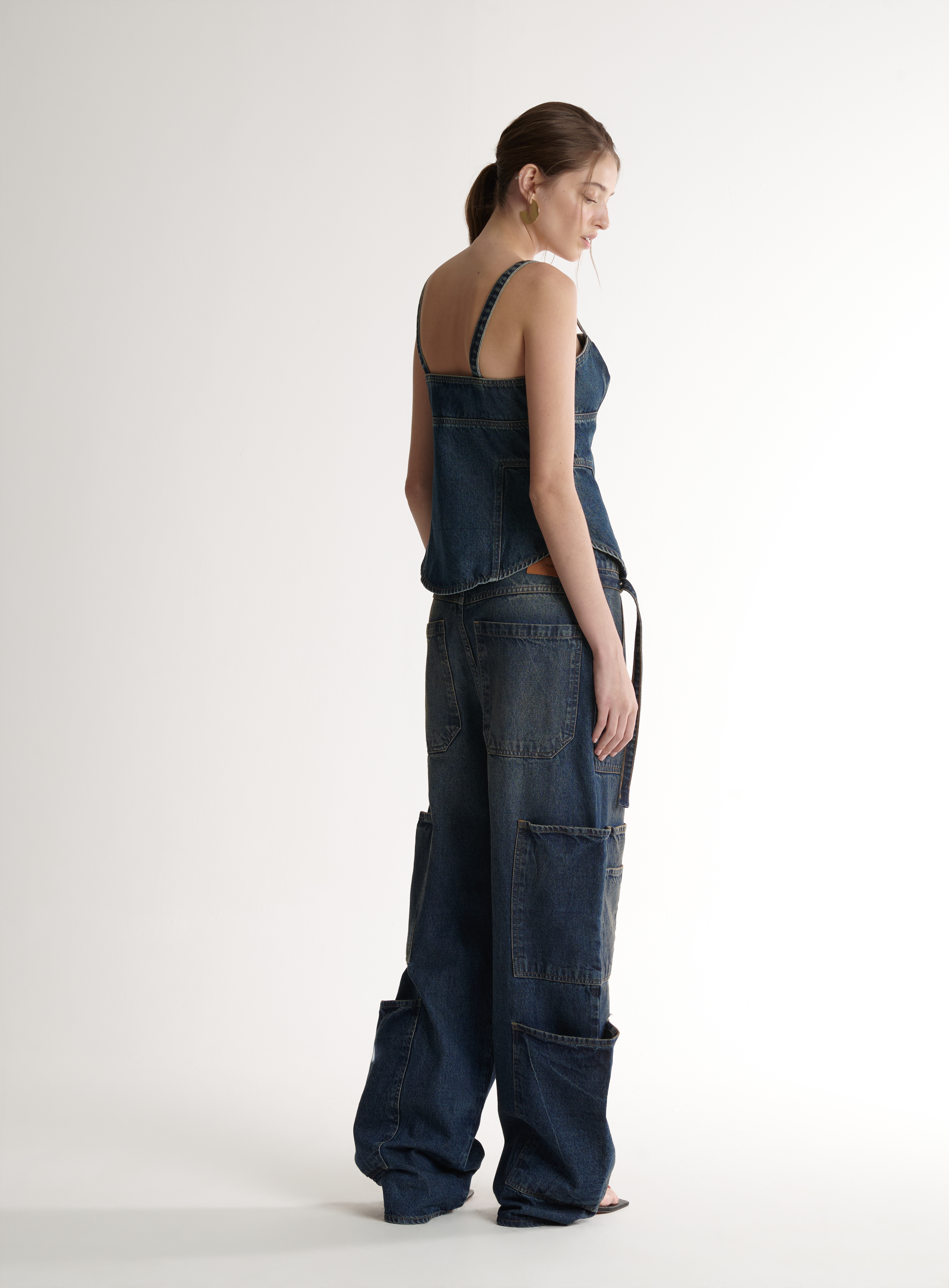 CALÇA JEANS BRUNA LOW 40 INDIGO