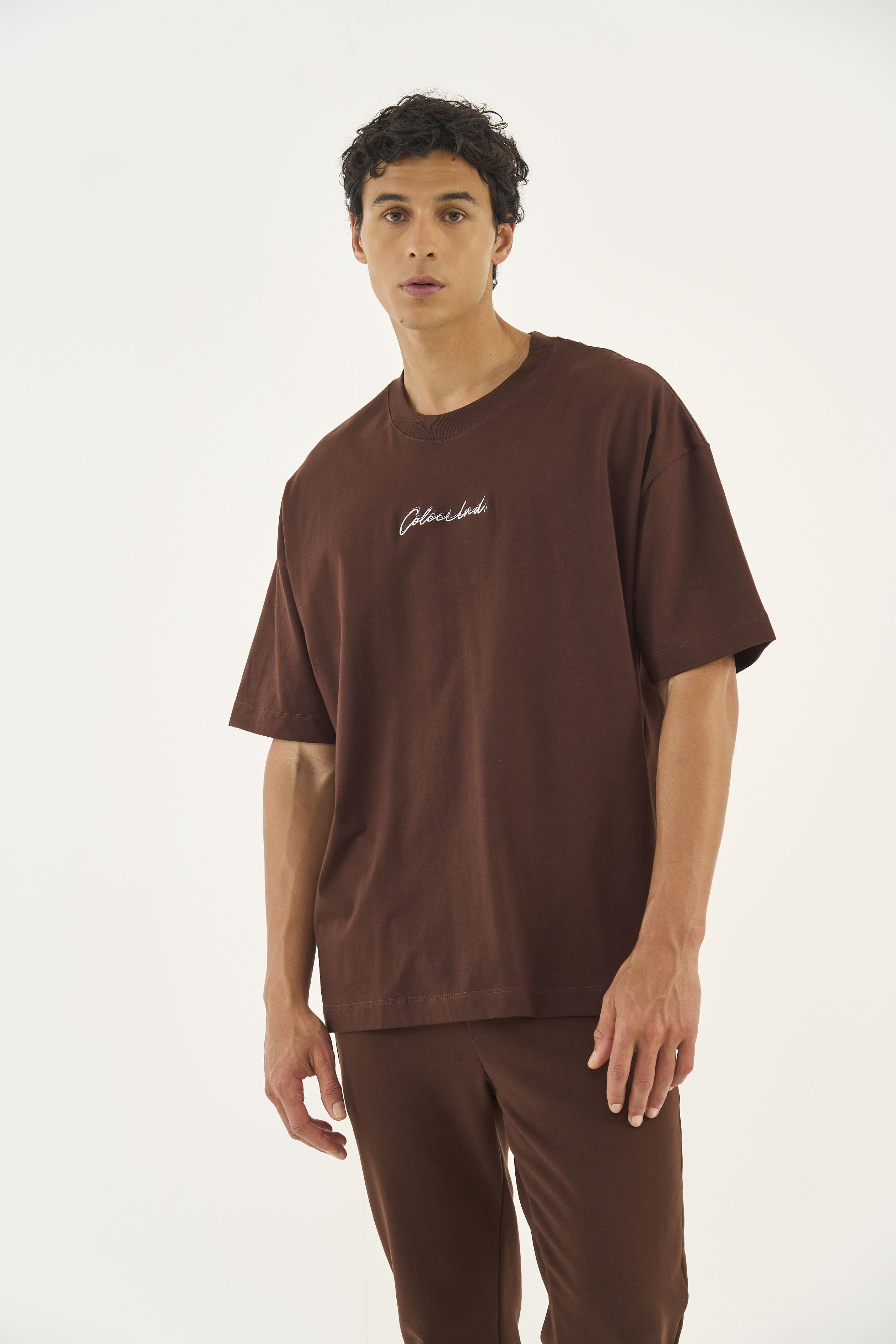 CAMISETA COLCCI GG MARROM ROCCIA