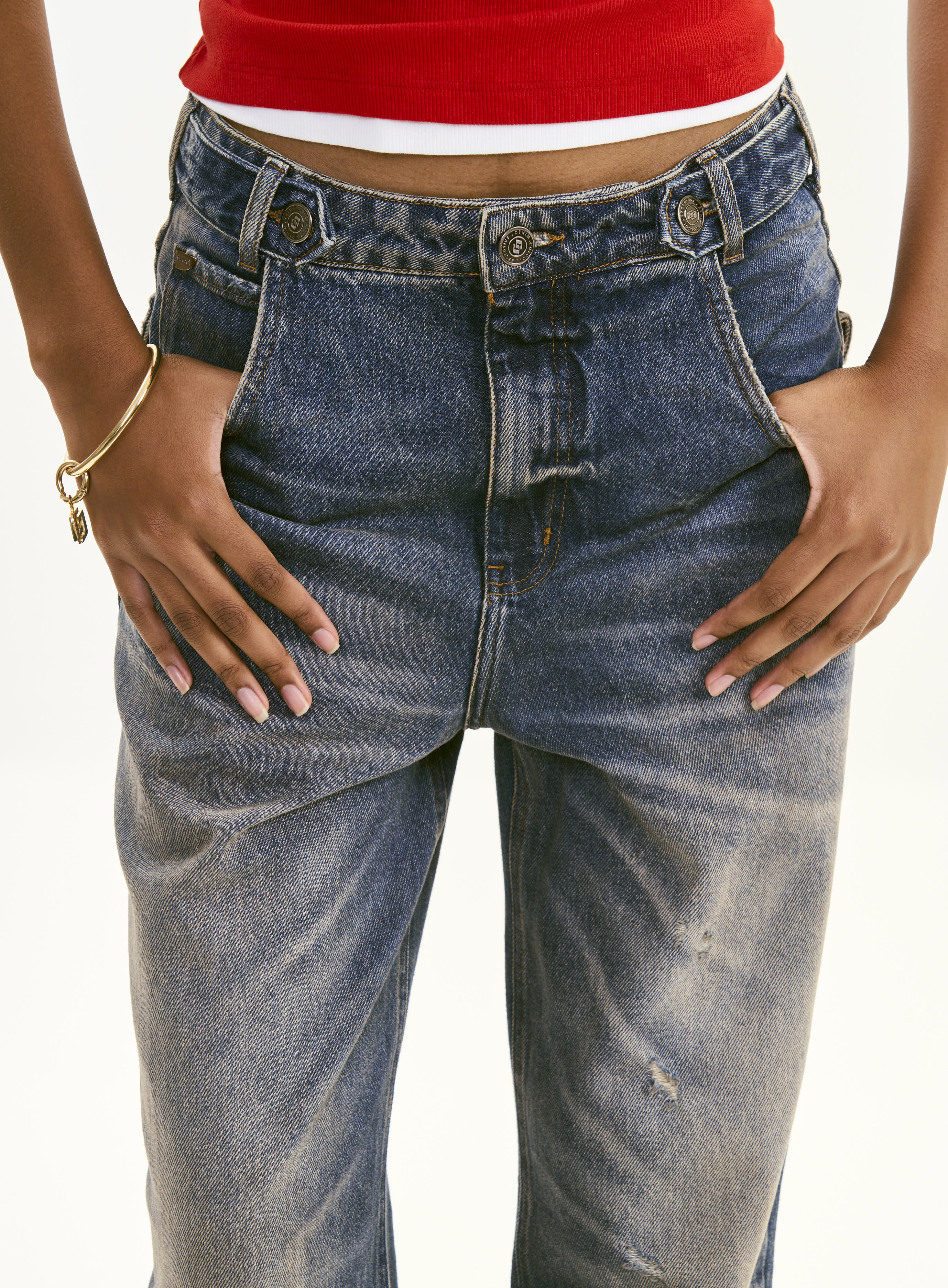 CALÇA JEANS BRUNA LOW 36 INDIGO