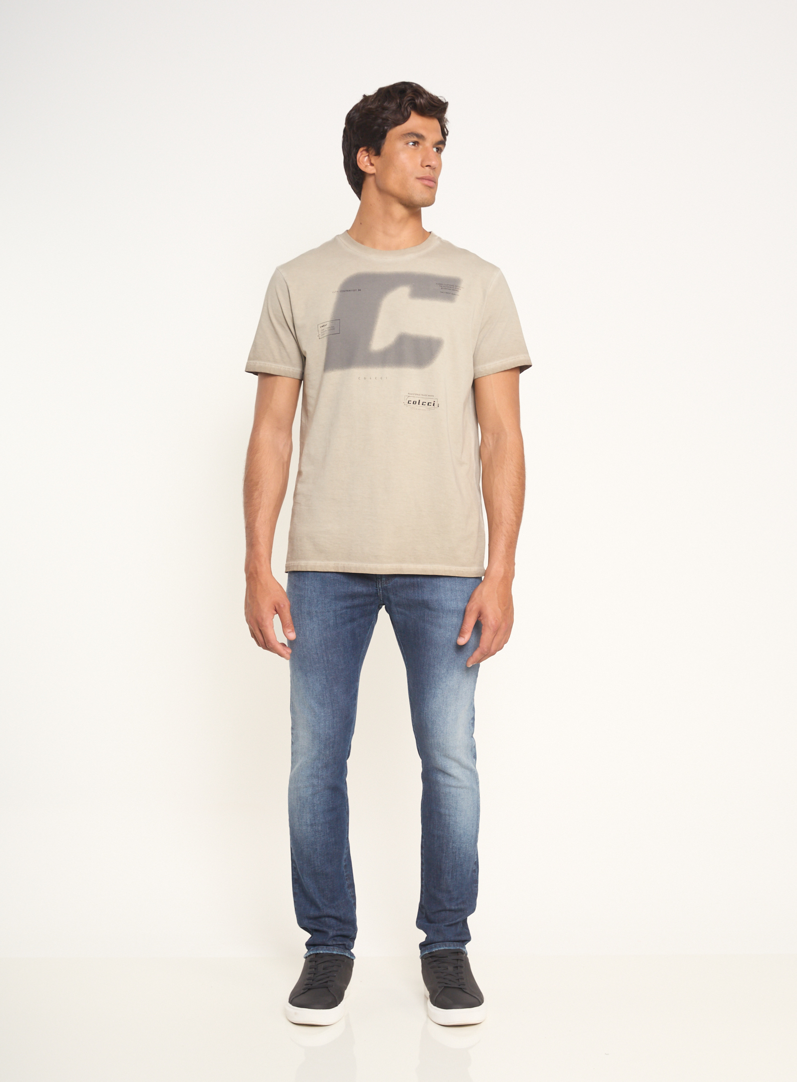 CAMISETA COLCCI G BEGE BISQUET