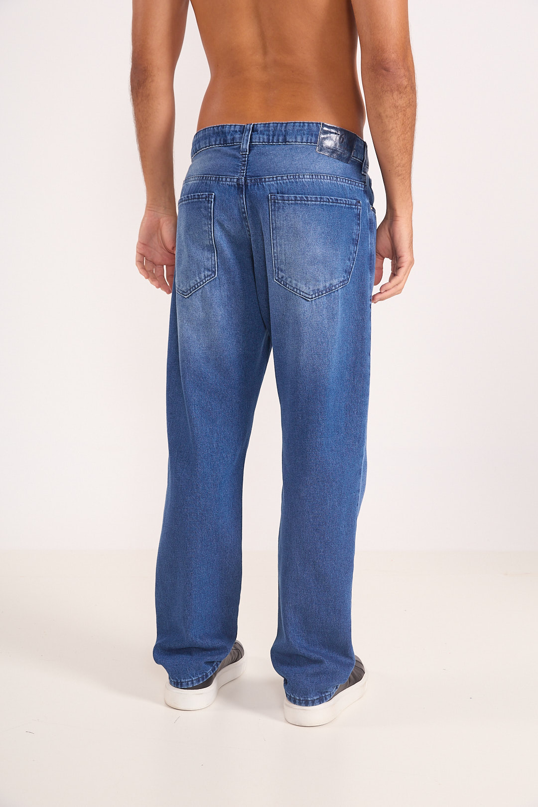 CALÇA JEANS RETA 38 INDIGO