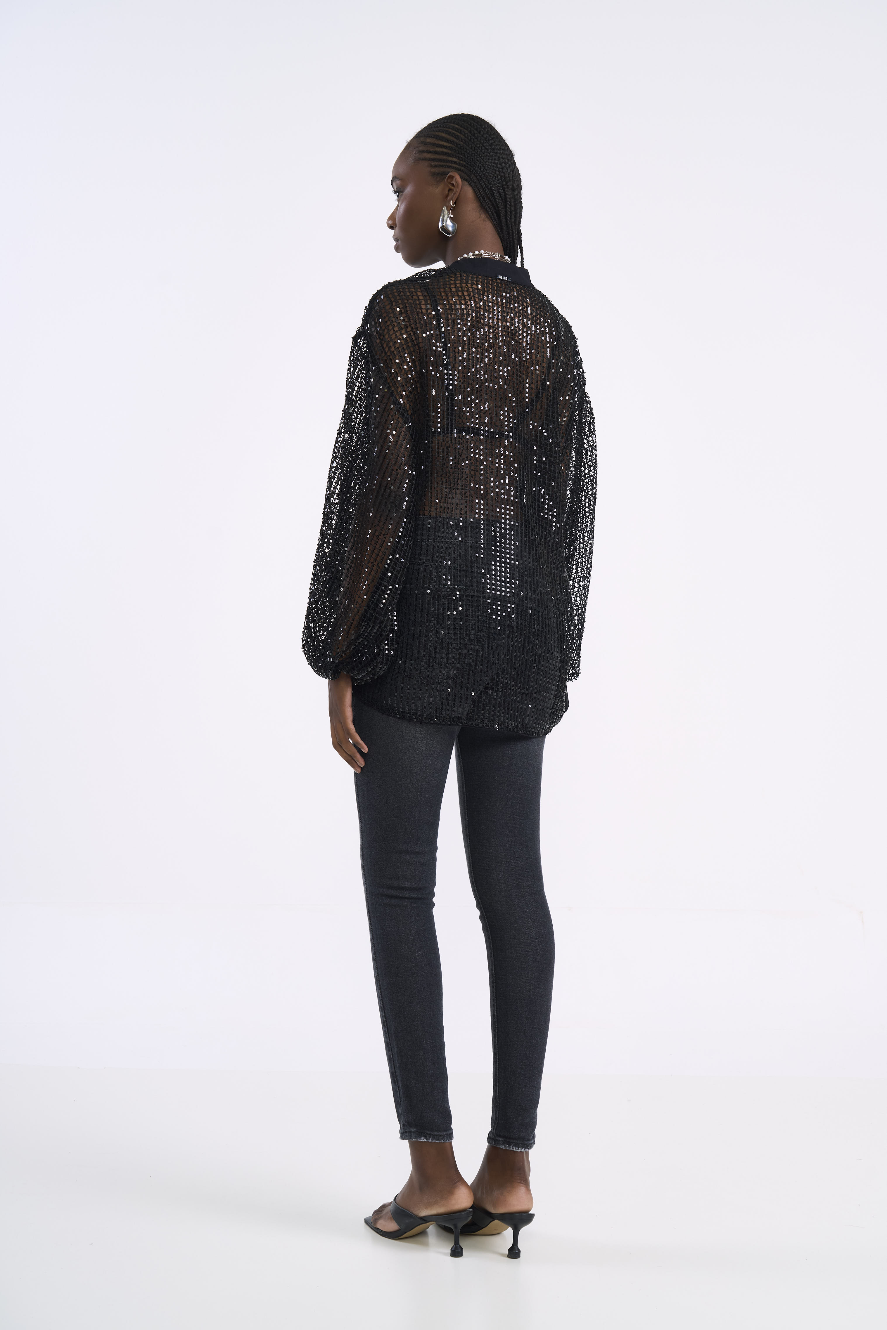 CALÇA JEANS BIA 36 IND.PRETO