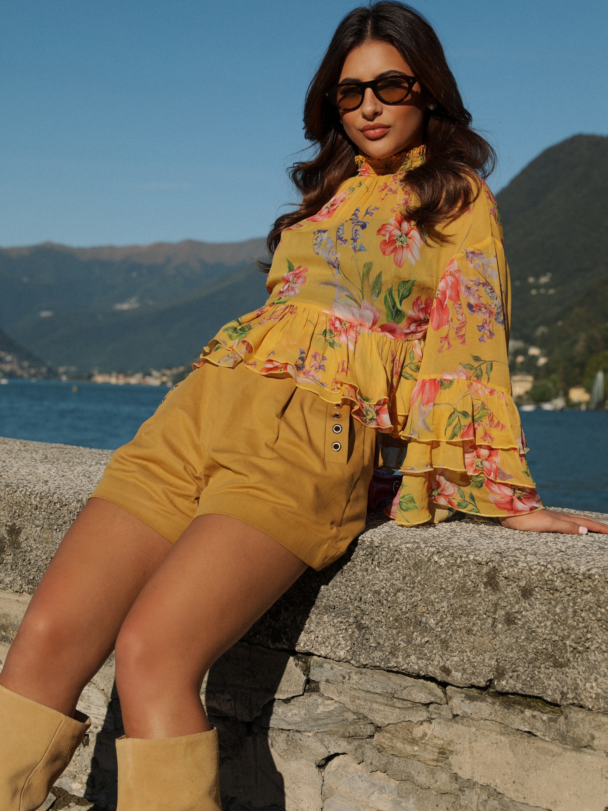 SHORT SARJA 34 MARROM EBBELA