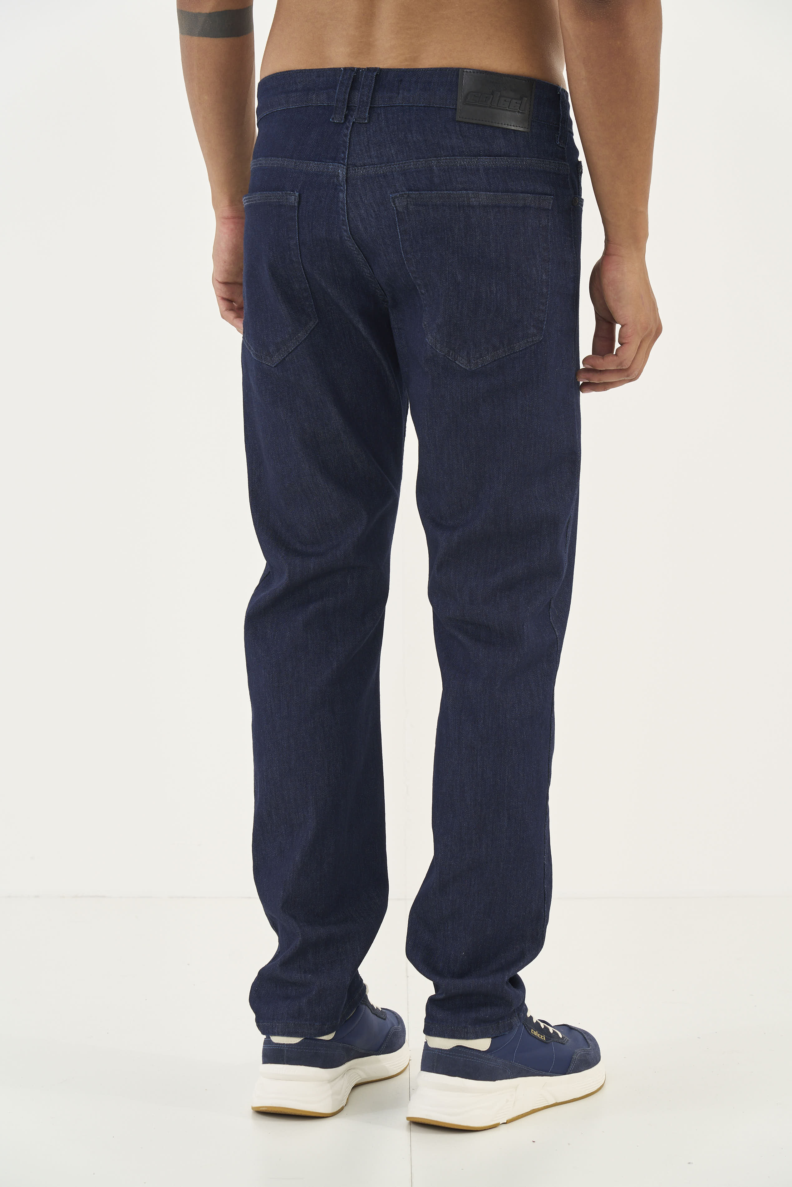 CALÇA JEANS RETA 42 INDIGO