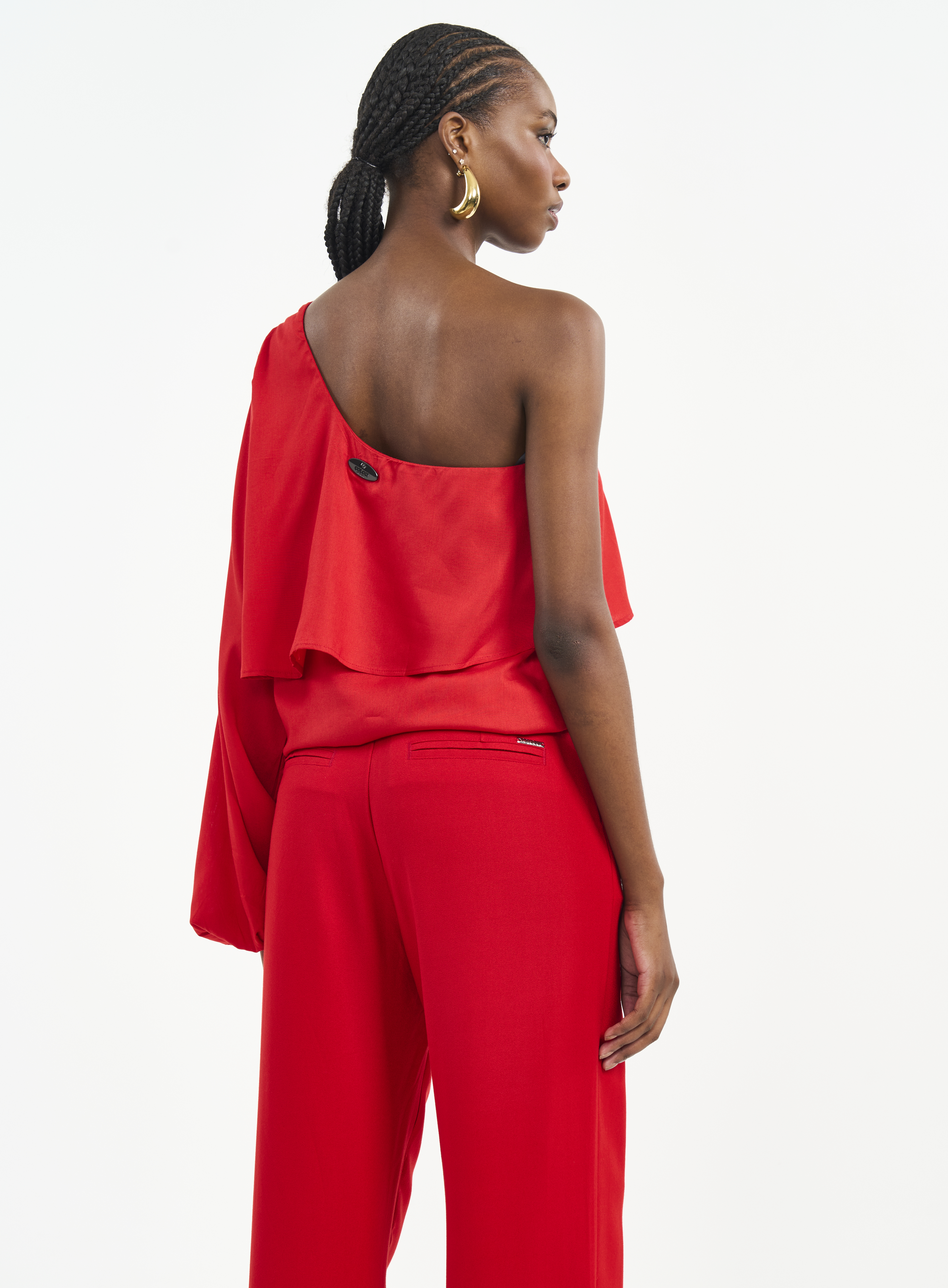 BLUSA COLCCI PP VERMELHO SPARKLY