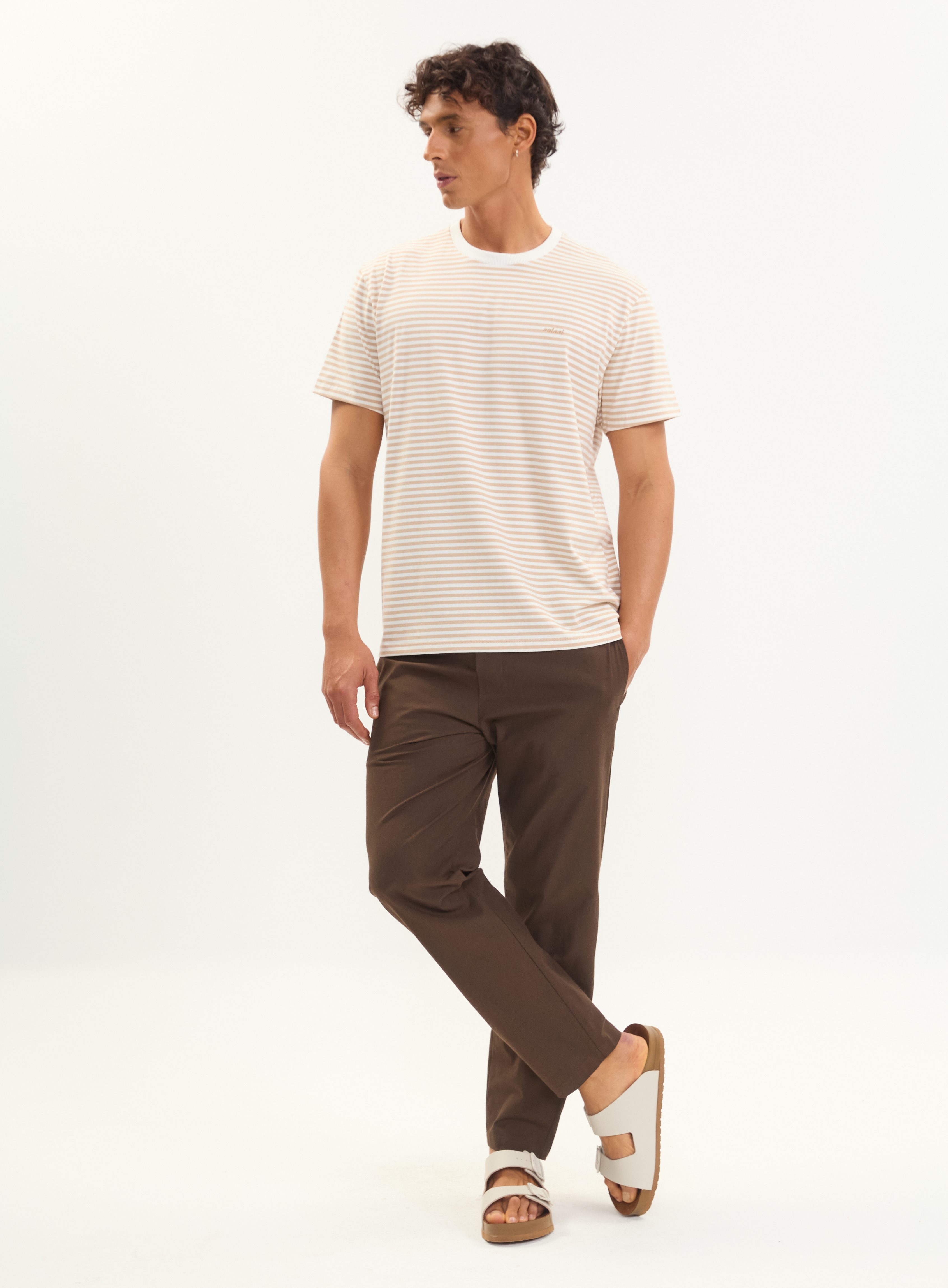 CALÇA COLCCI GG MARROM COCONUT