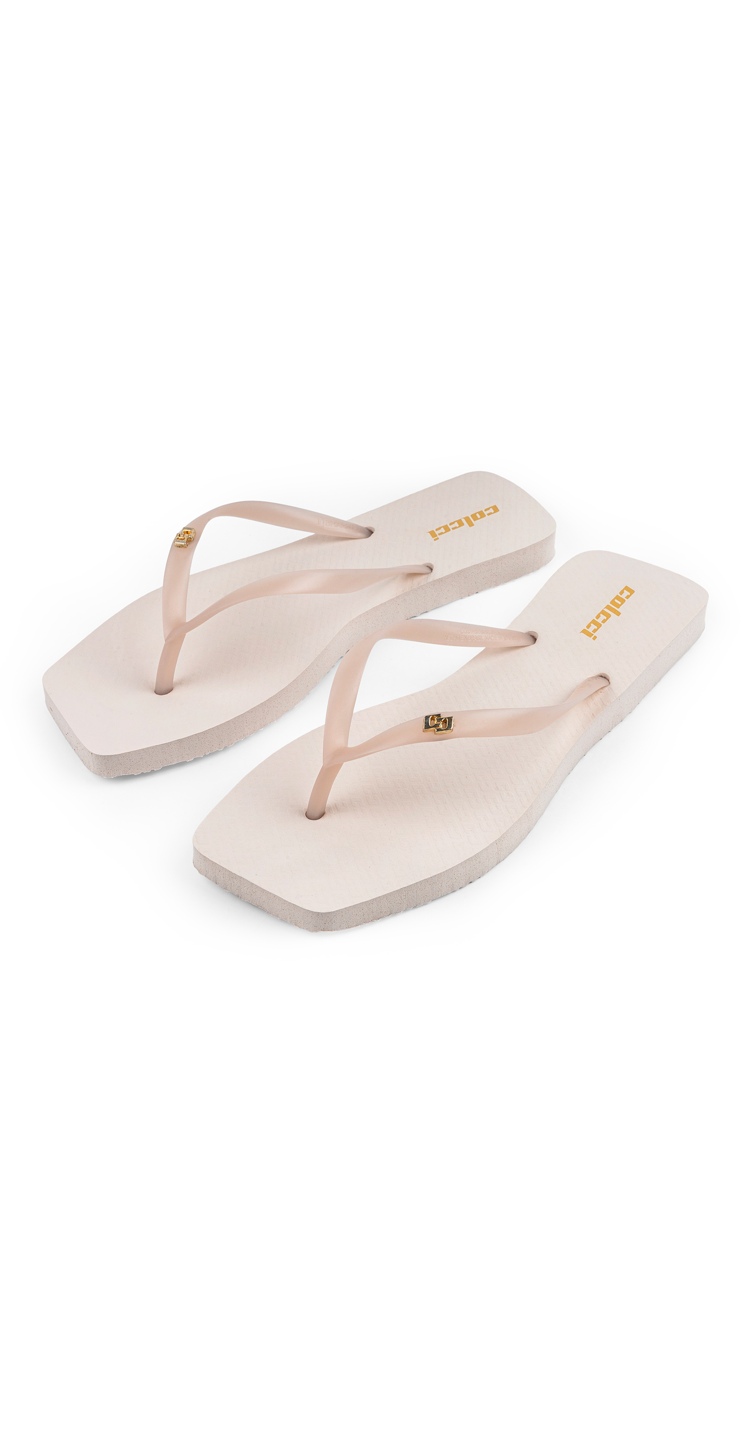 CHINELO FEM COLCCI METAL 33-34 BRANCO