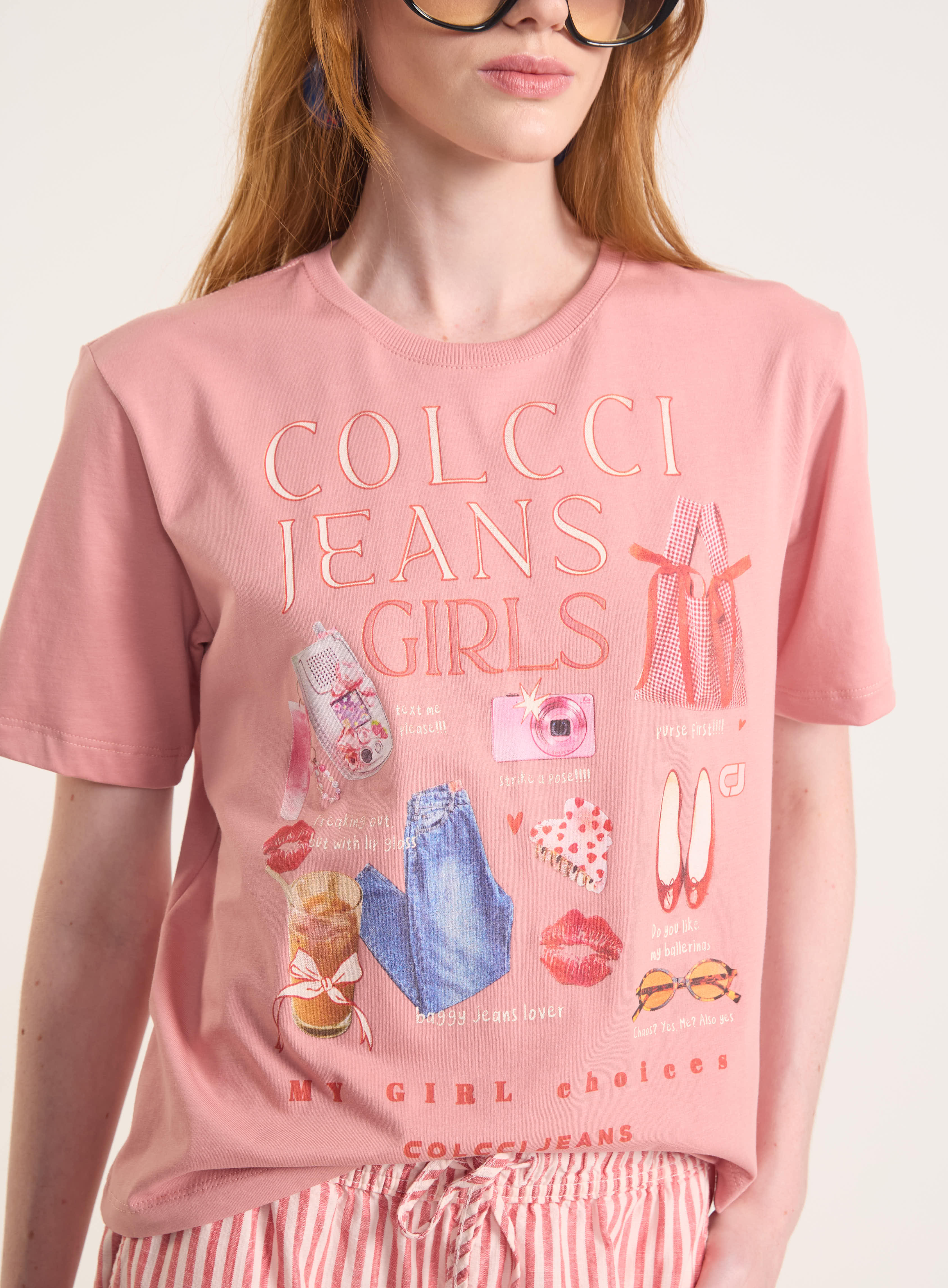 CAMISETA ESTAMPADA PP ROSA TEVA