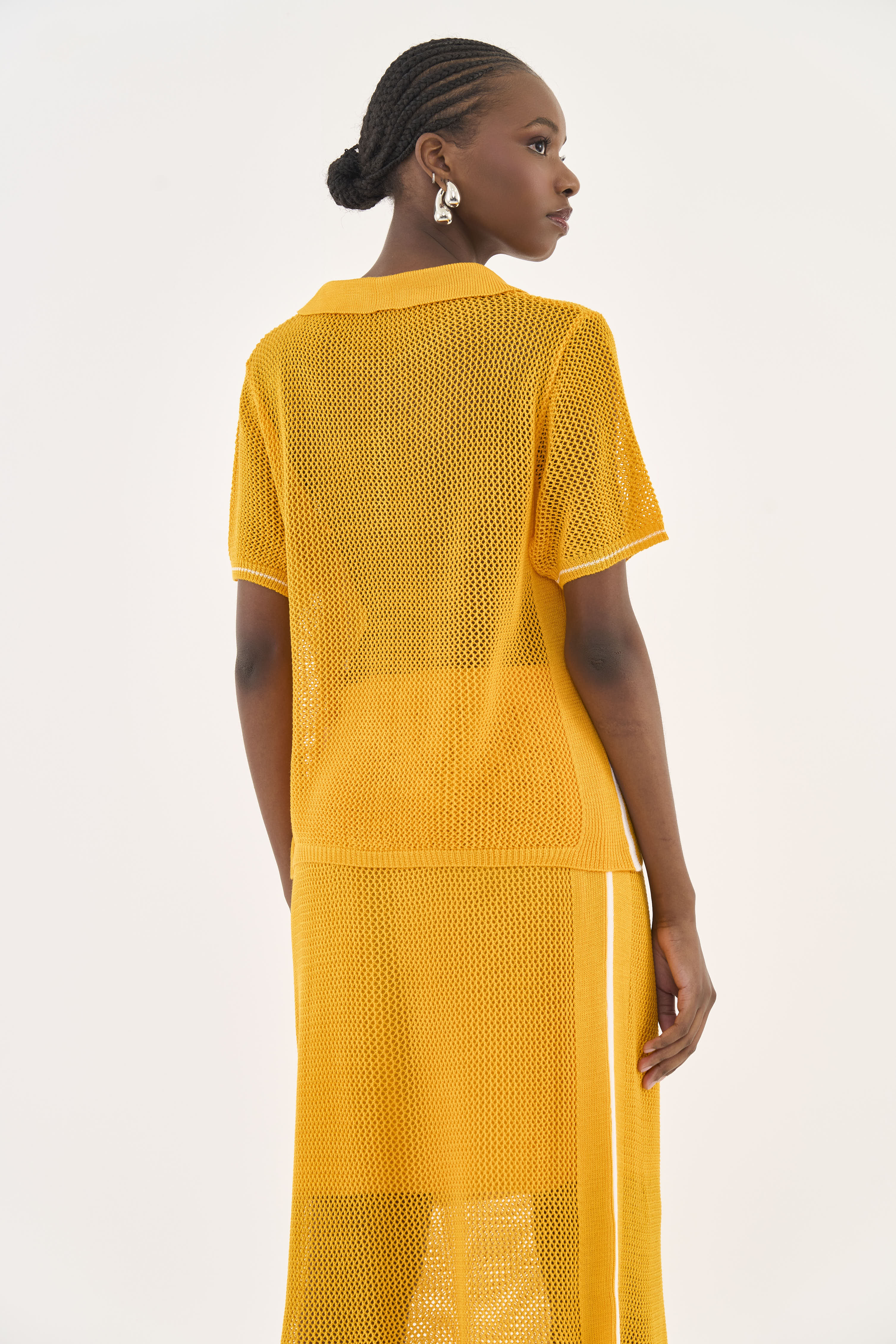 POLO TRICÔ P AMARELO SUN GLOW