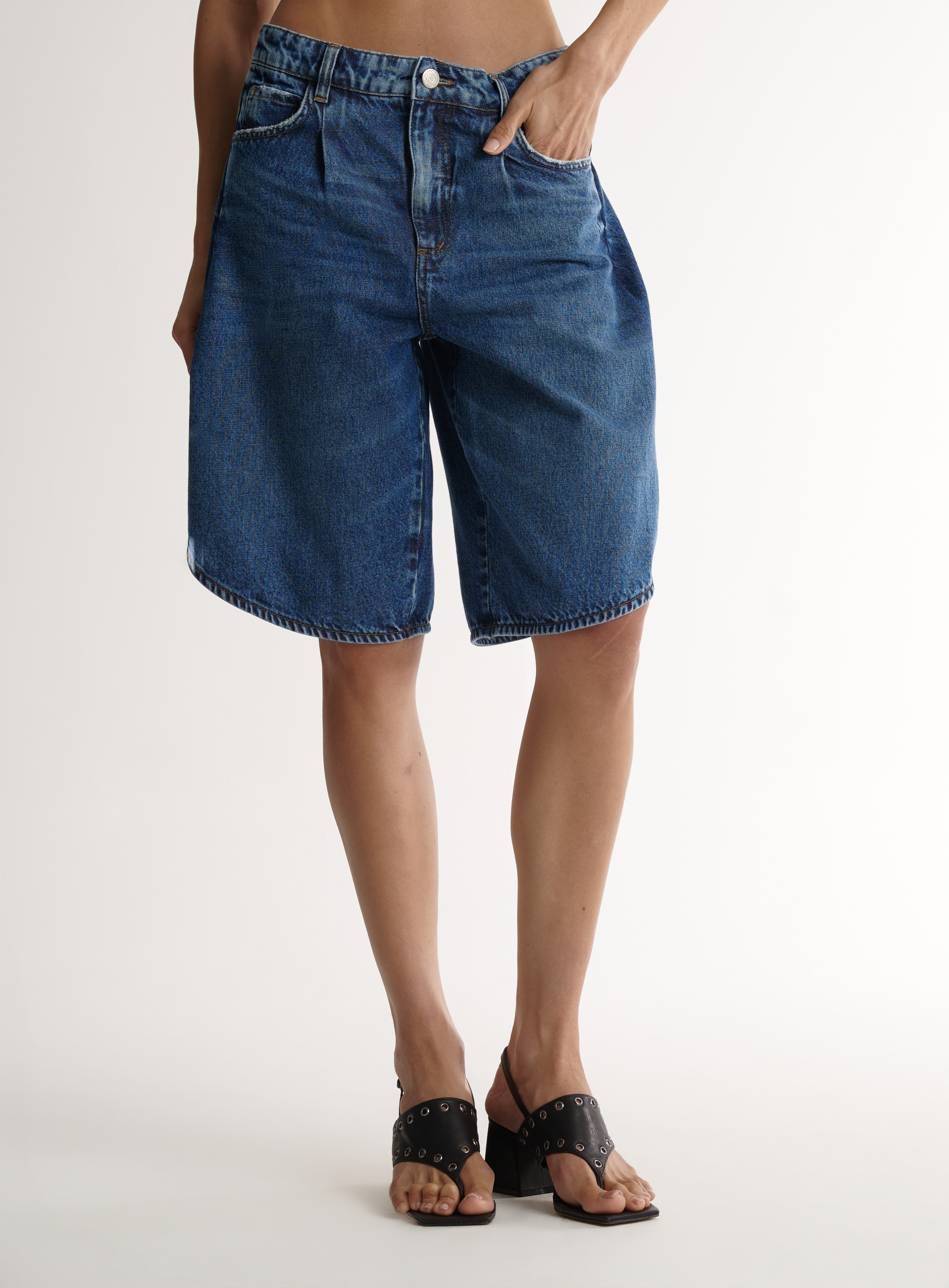 BERMUDA JEANS FASHION 36 INDIGO
