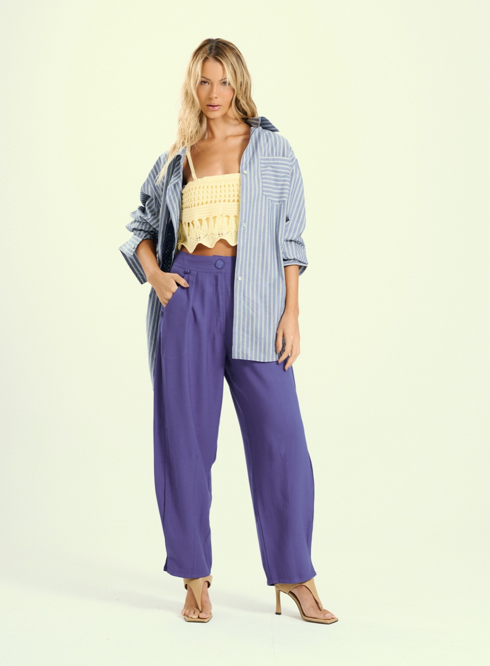 CALÇA OPEN G AZUL NAUTICAL