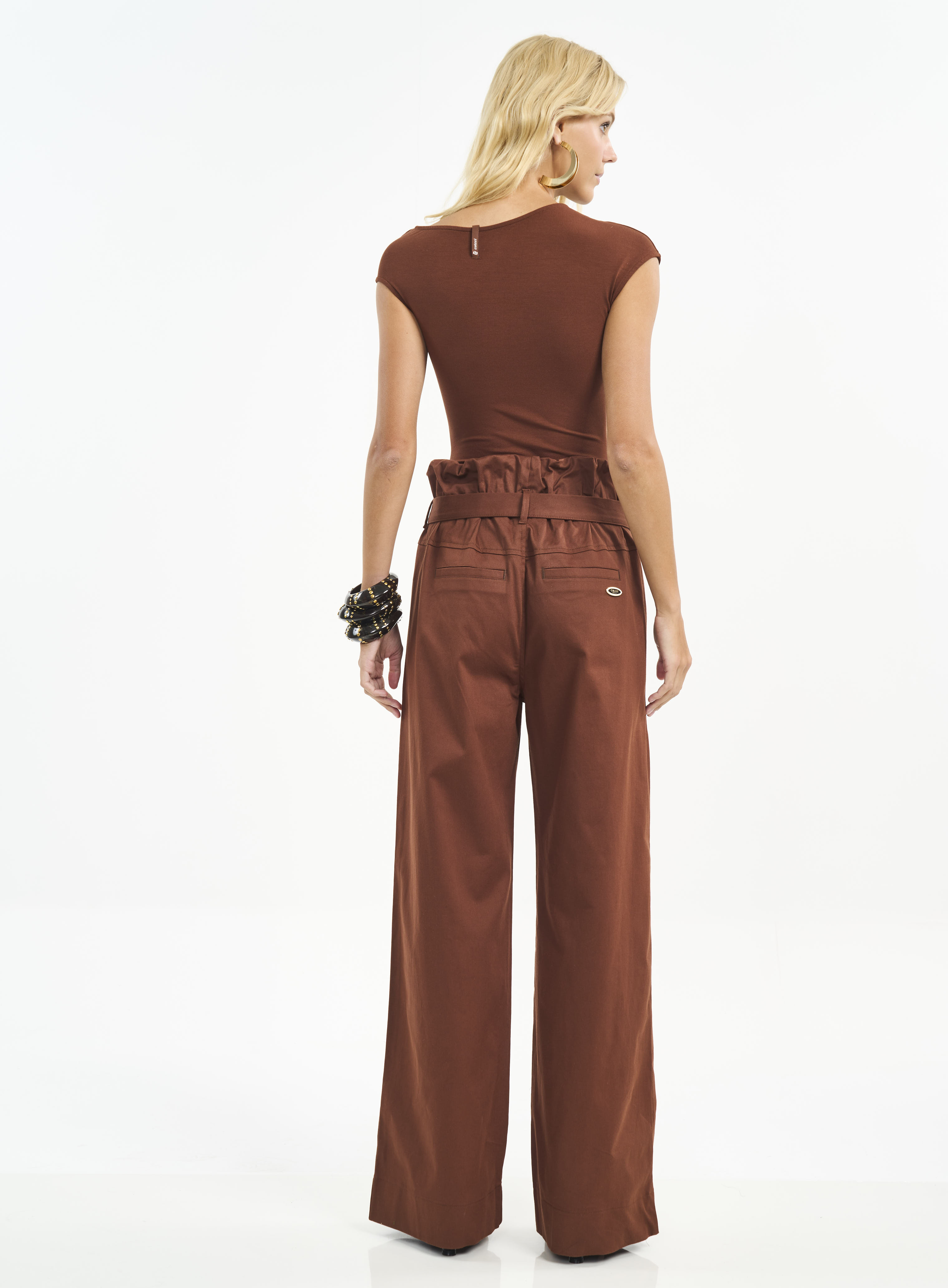BLUSA COLCCI P MARROM TIRAMISU