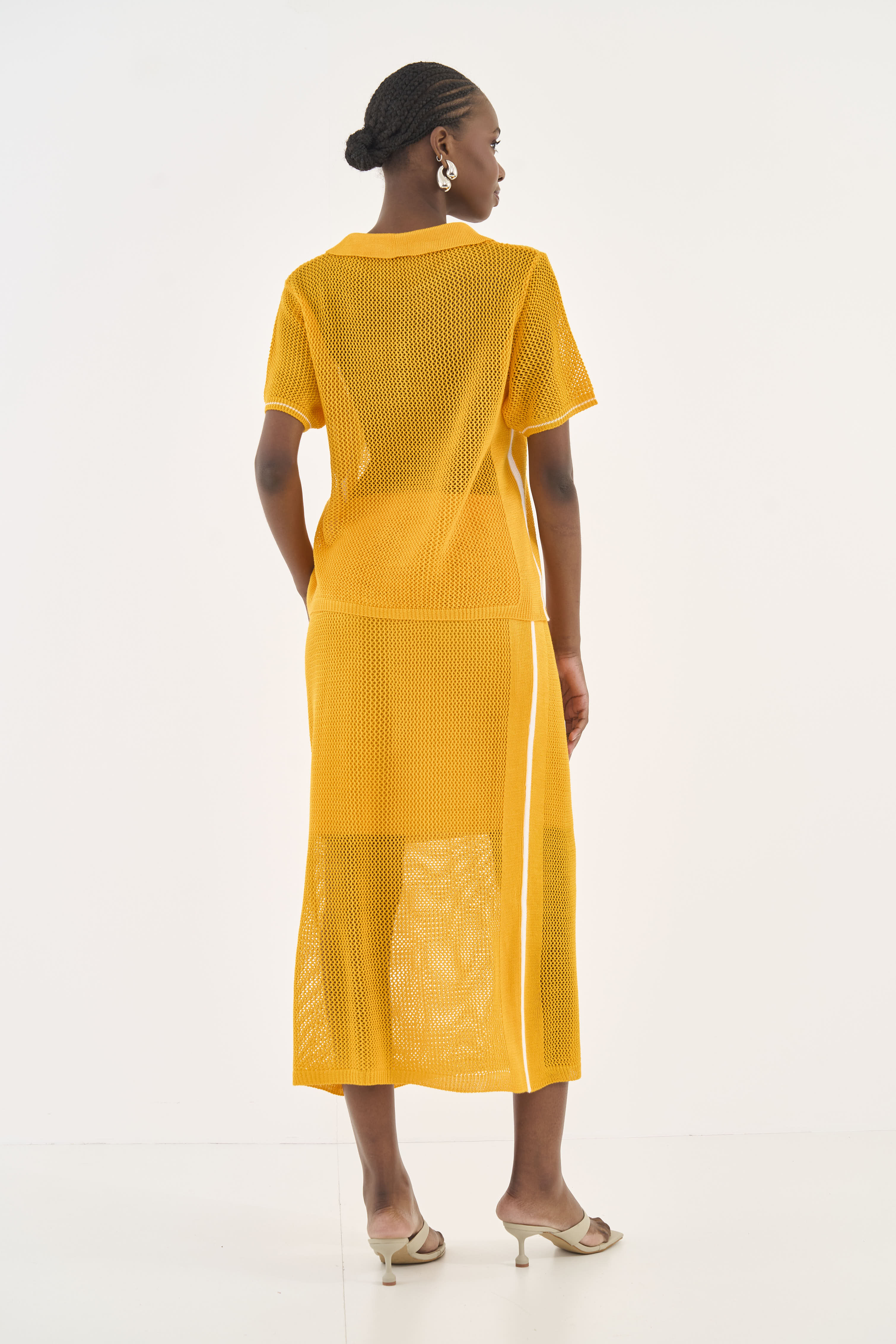 POLO TRICÔ P AMARELO SUN GLOW