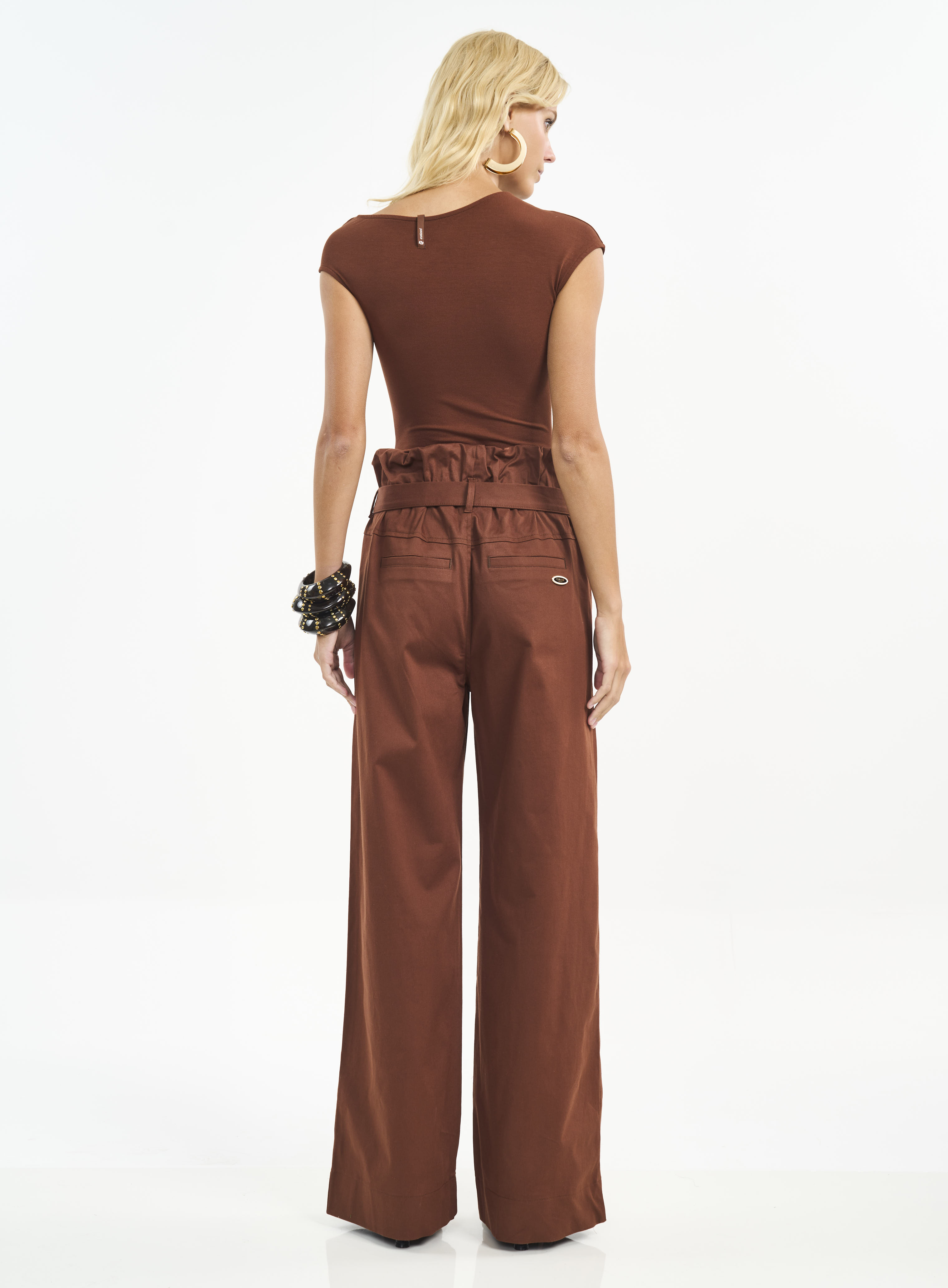 CALÇA COLCCI M MARROM TIRAMISU