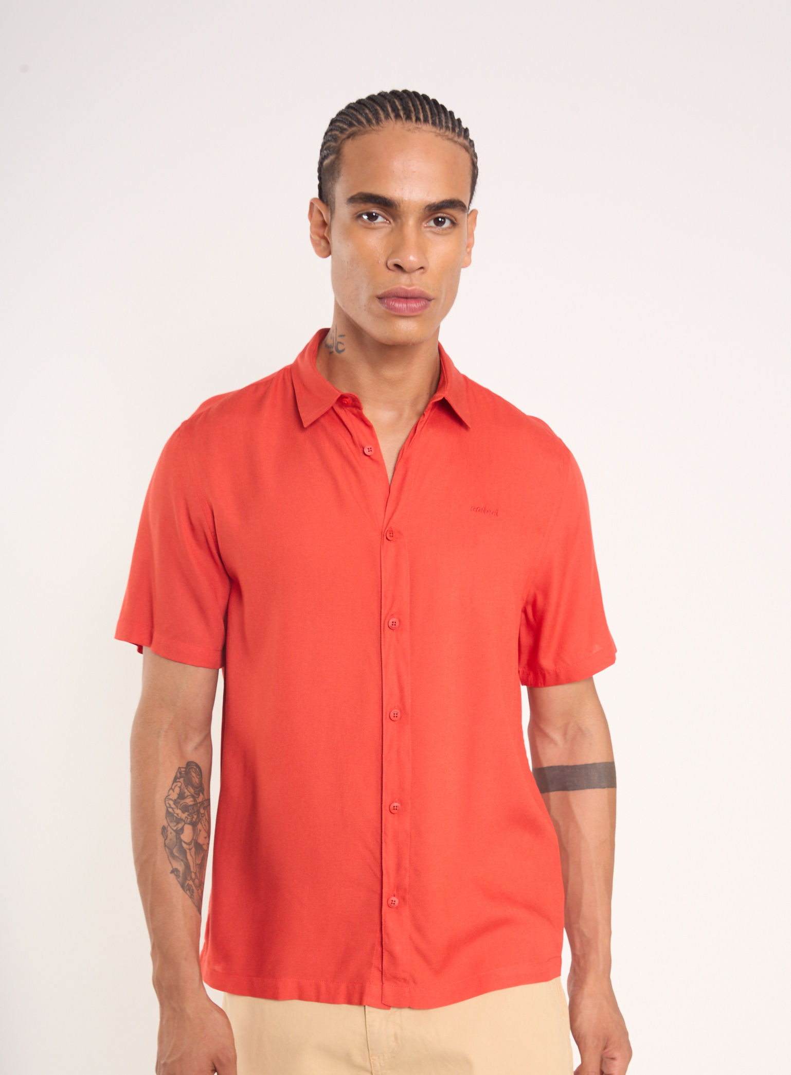 CAMISA RELAX GG BORDO BLOODSTONE