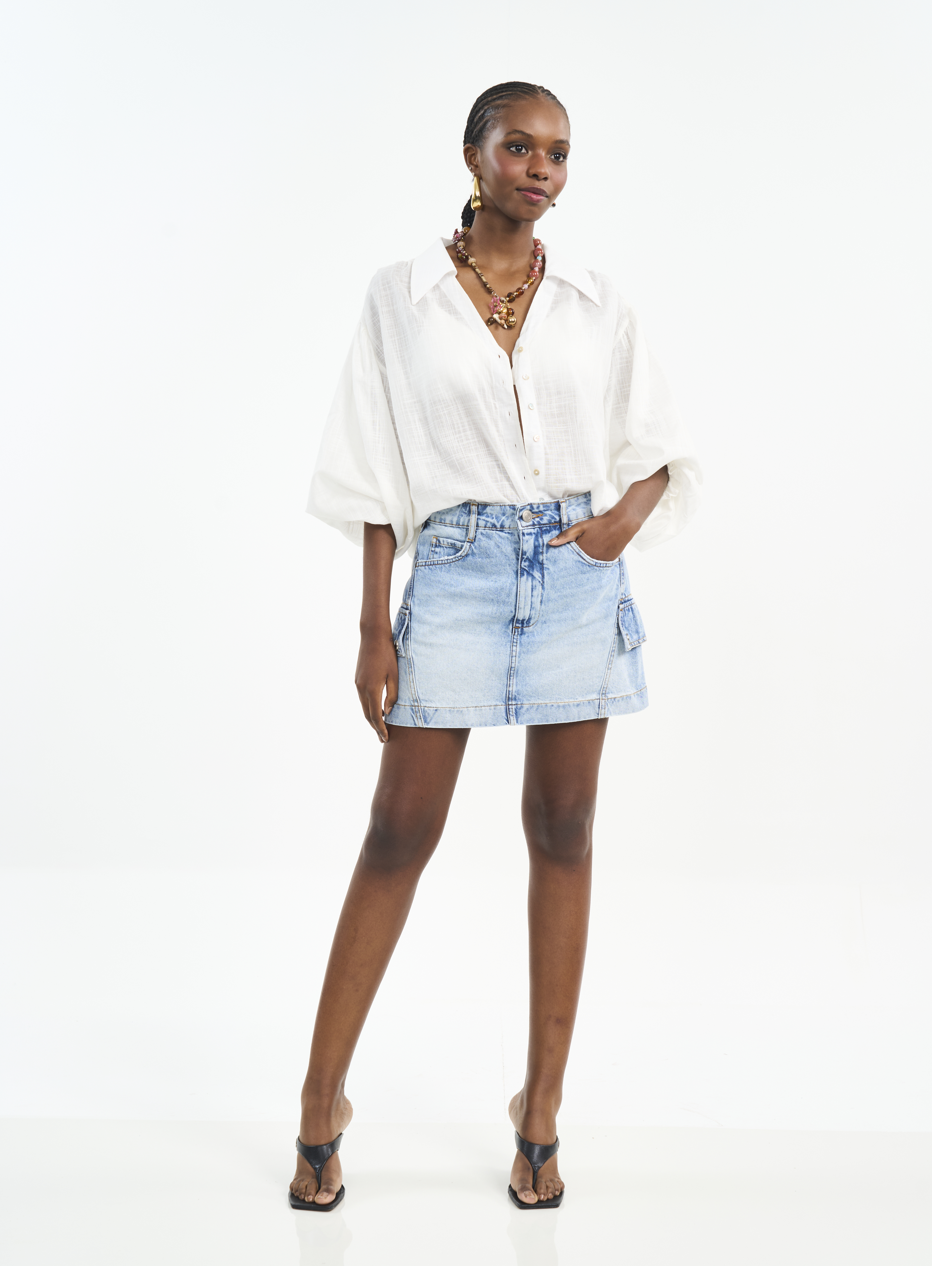 SAIA JEANS 36 INDIGO