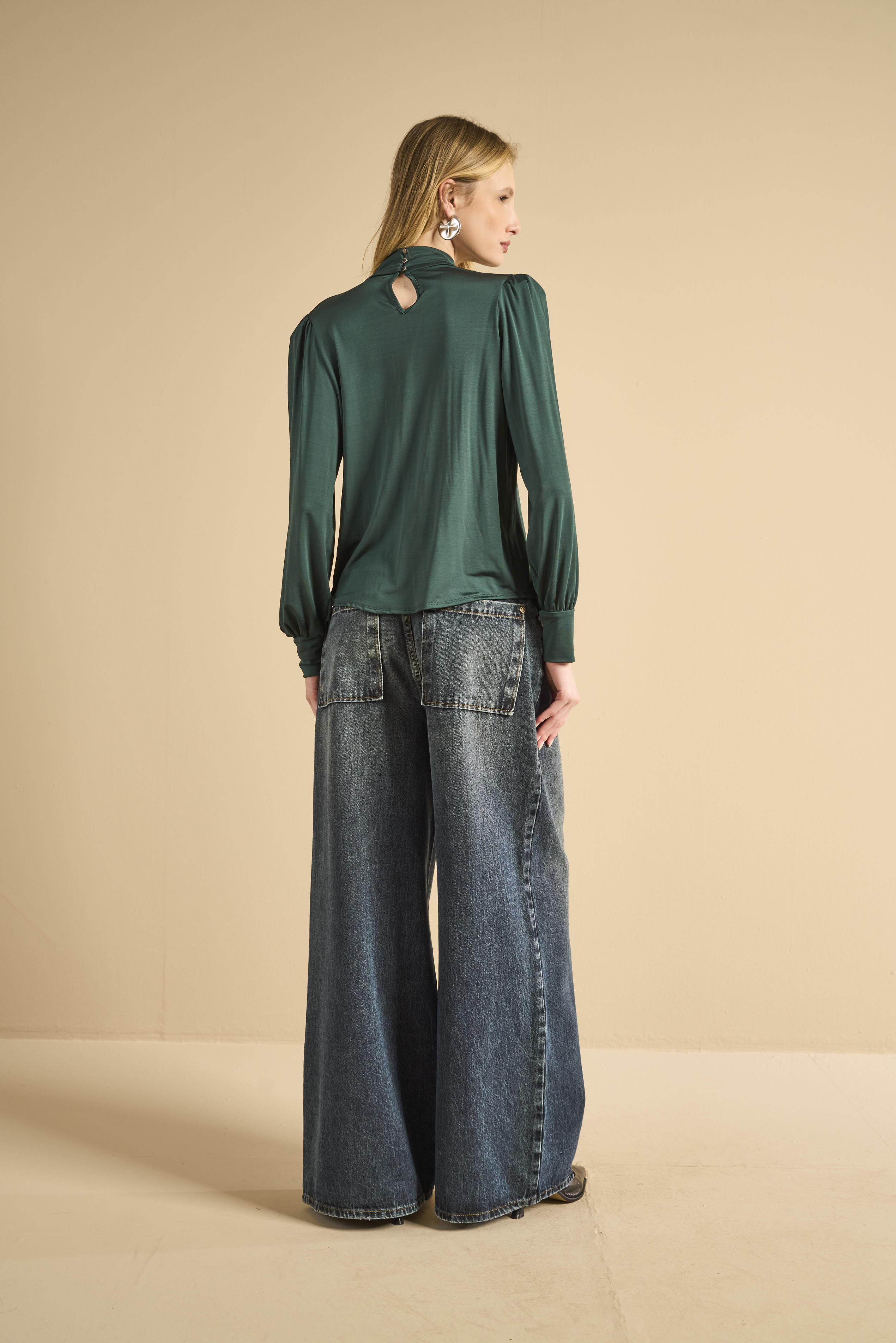 BLUSA FORUM PP VERDE MALACHITE