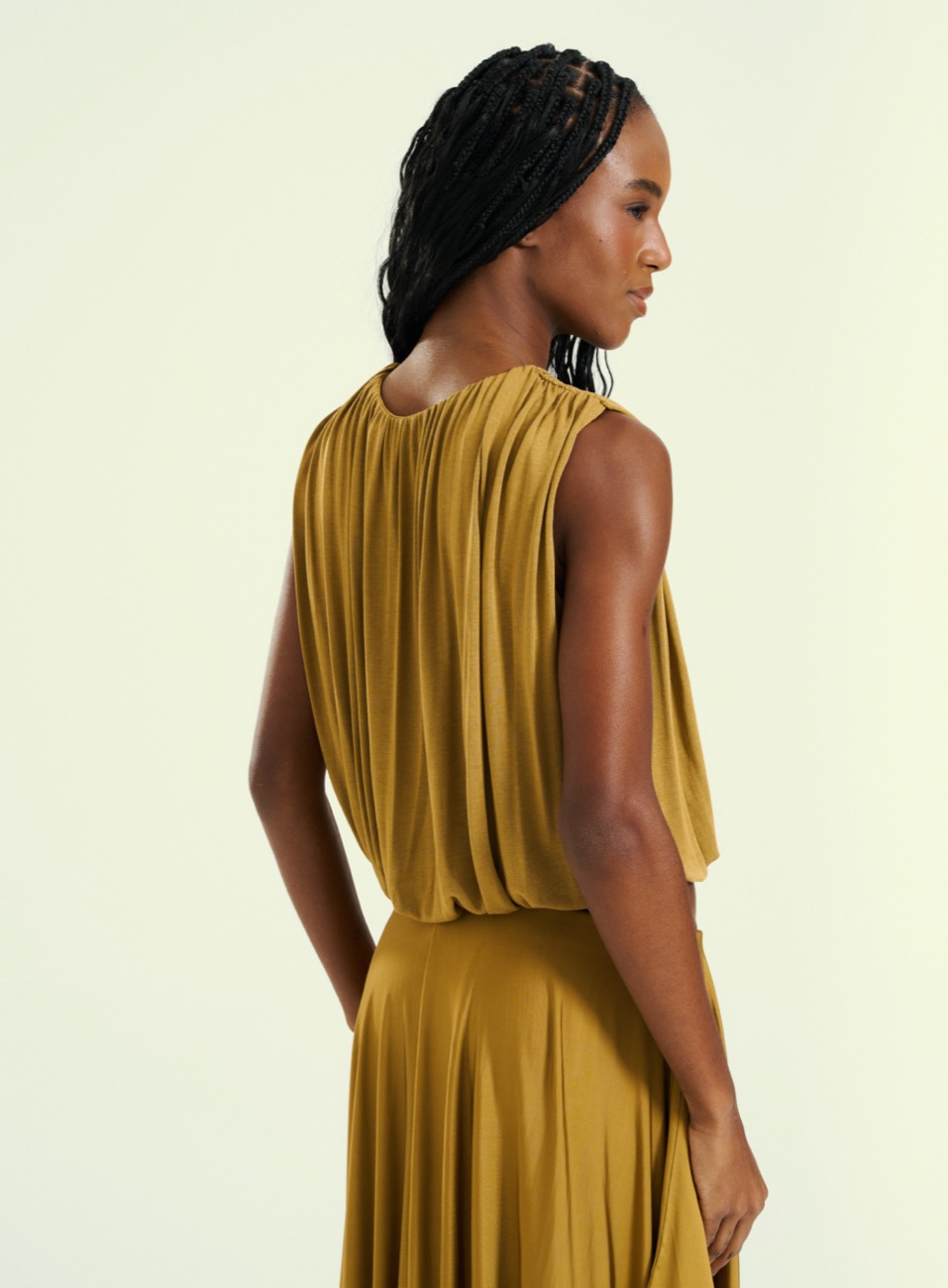 BLUSA OPEN GG BEGE GOLDEN WHE
