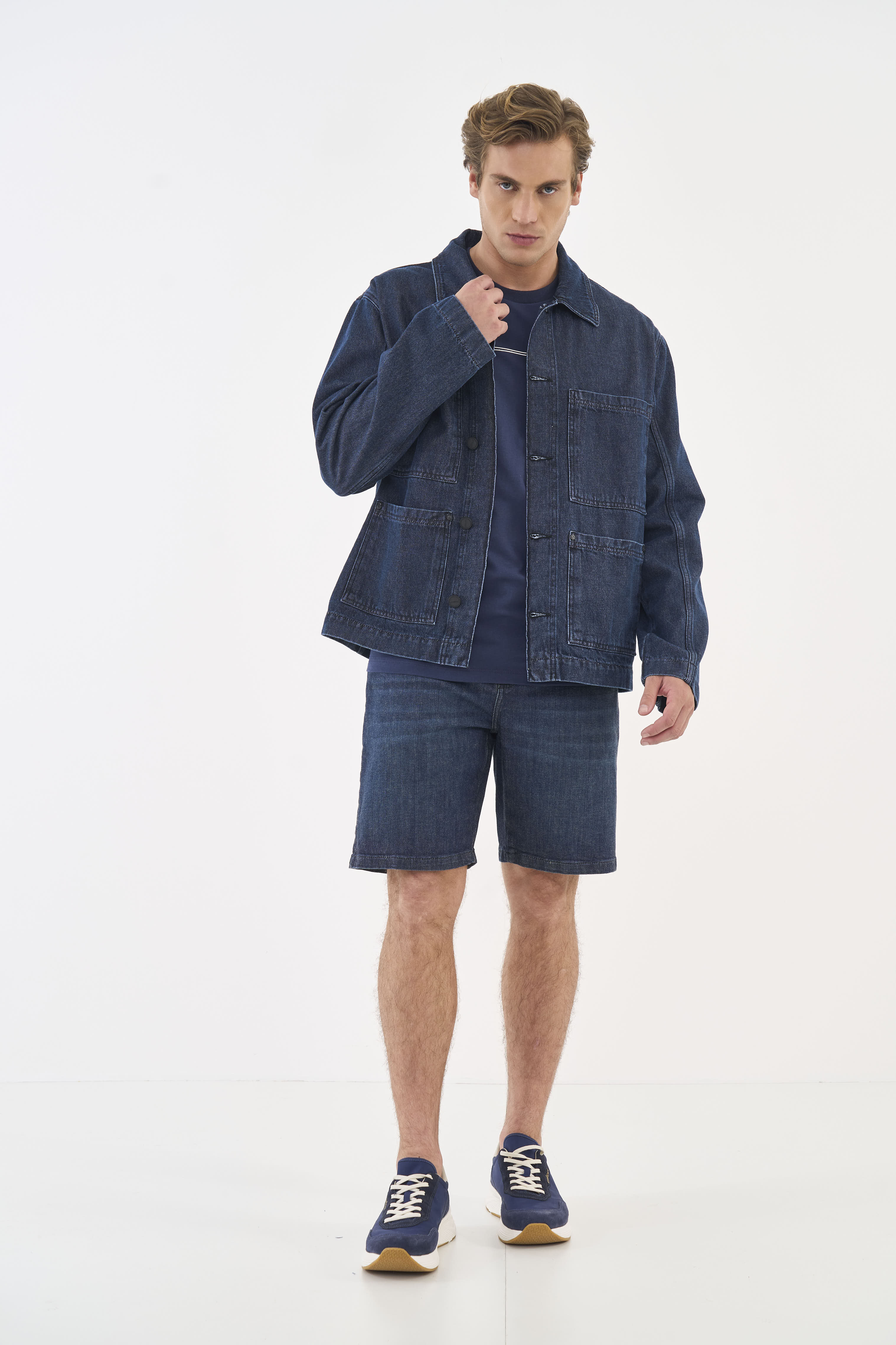 BERMUDA JEANS NEW DAVI 38 INDIGO