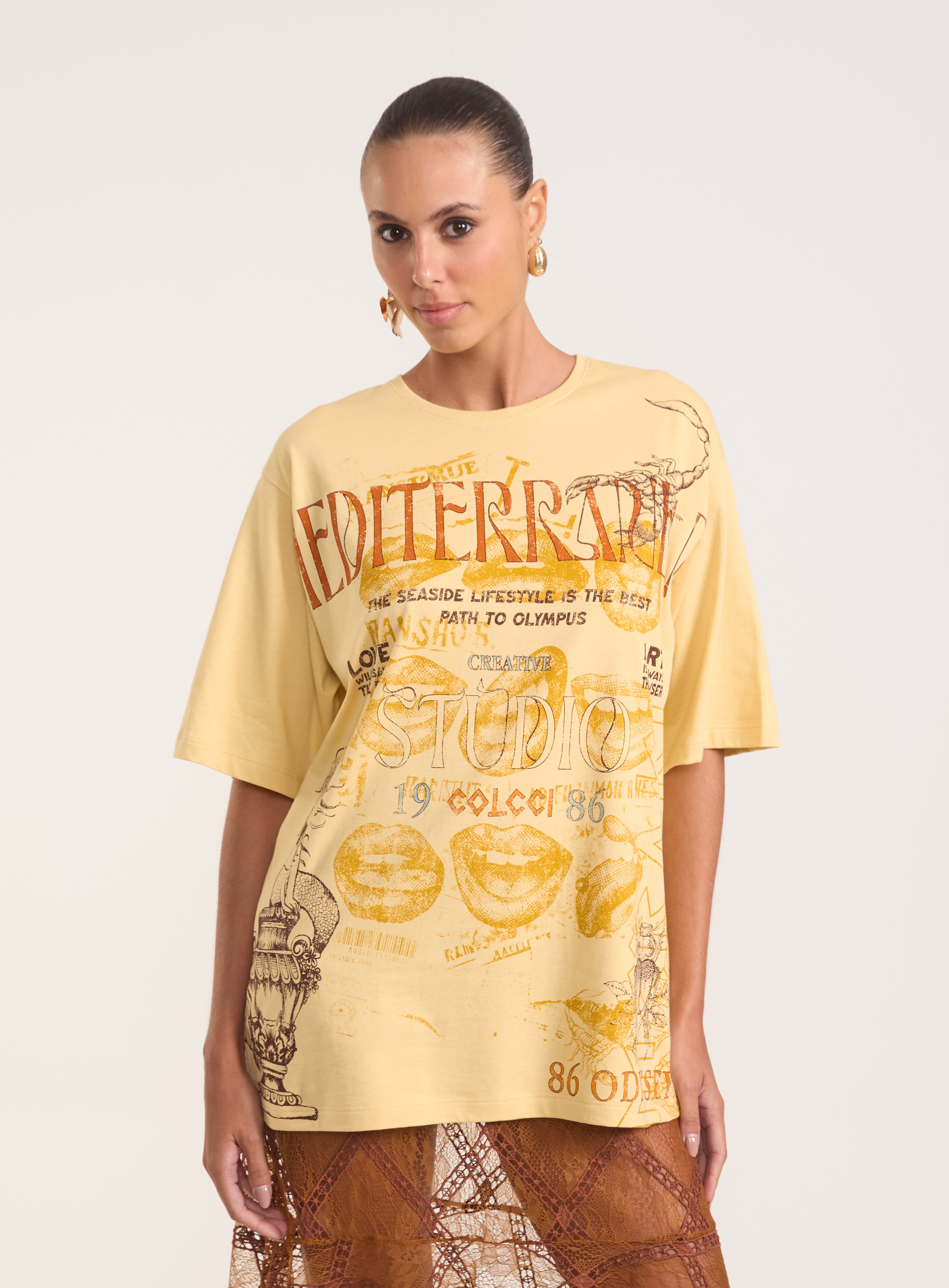 CAMISETA COLCCI M AMARELO SOLENE