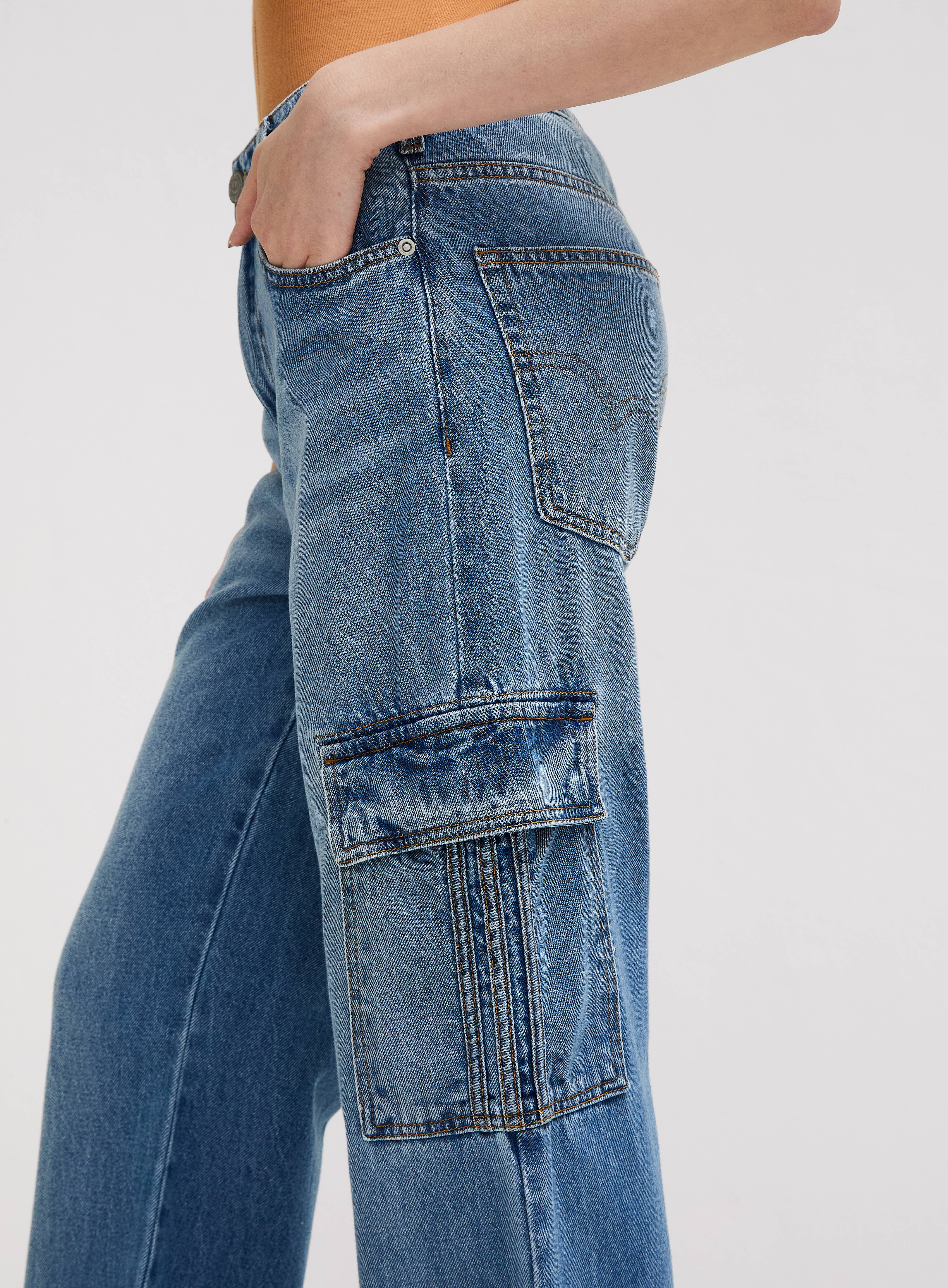 CALÇA JEANS RAQUEL WIDE LEG 40 INDIGO