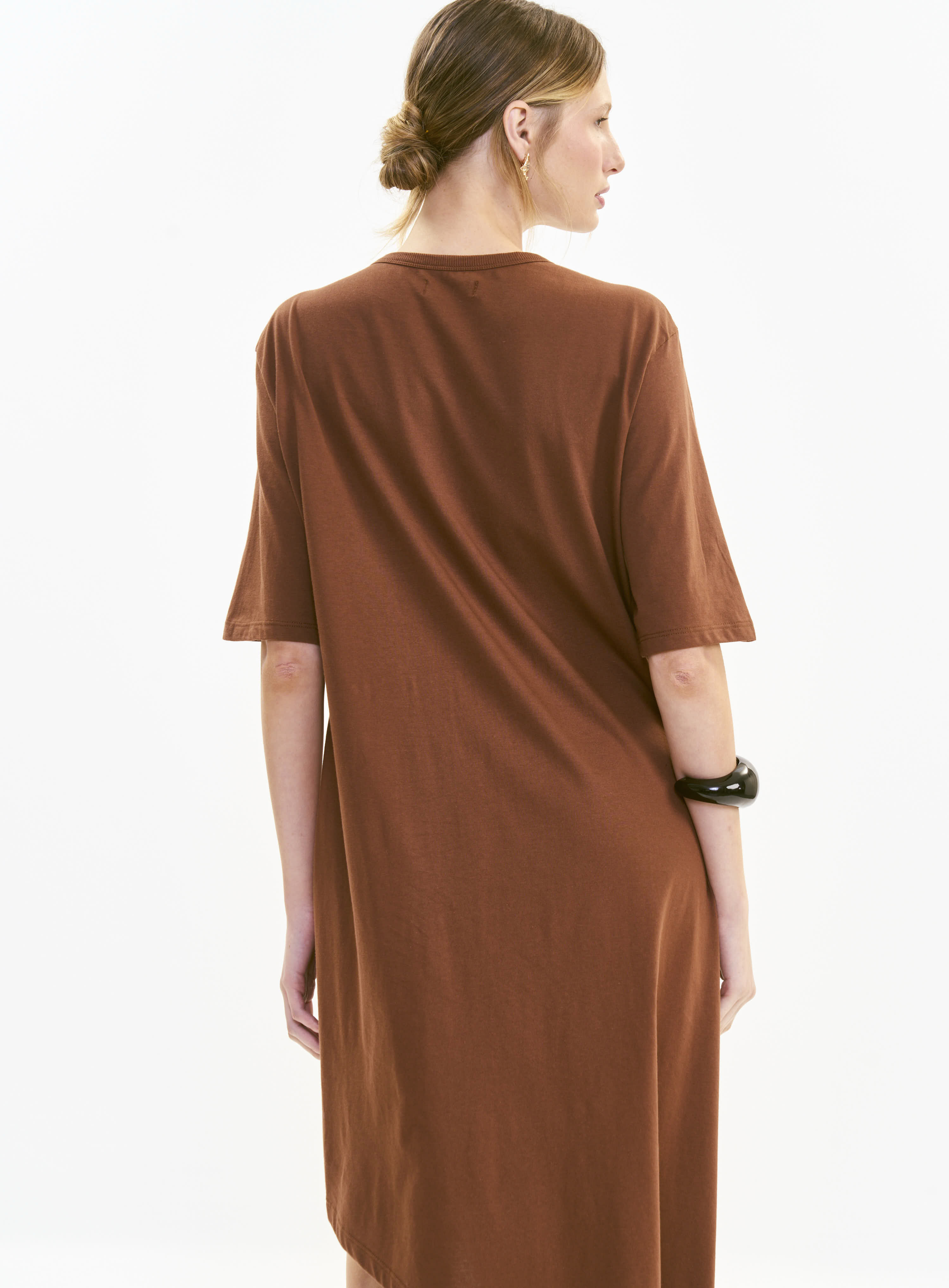 VESTIDO COLCCI G MARROM TIRAMISU