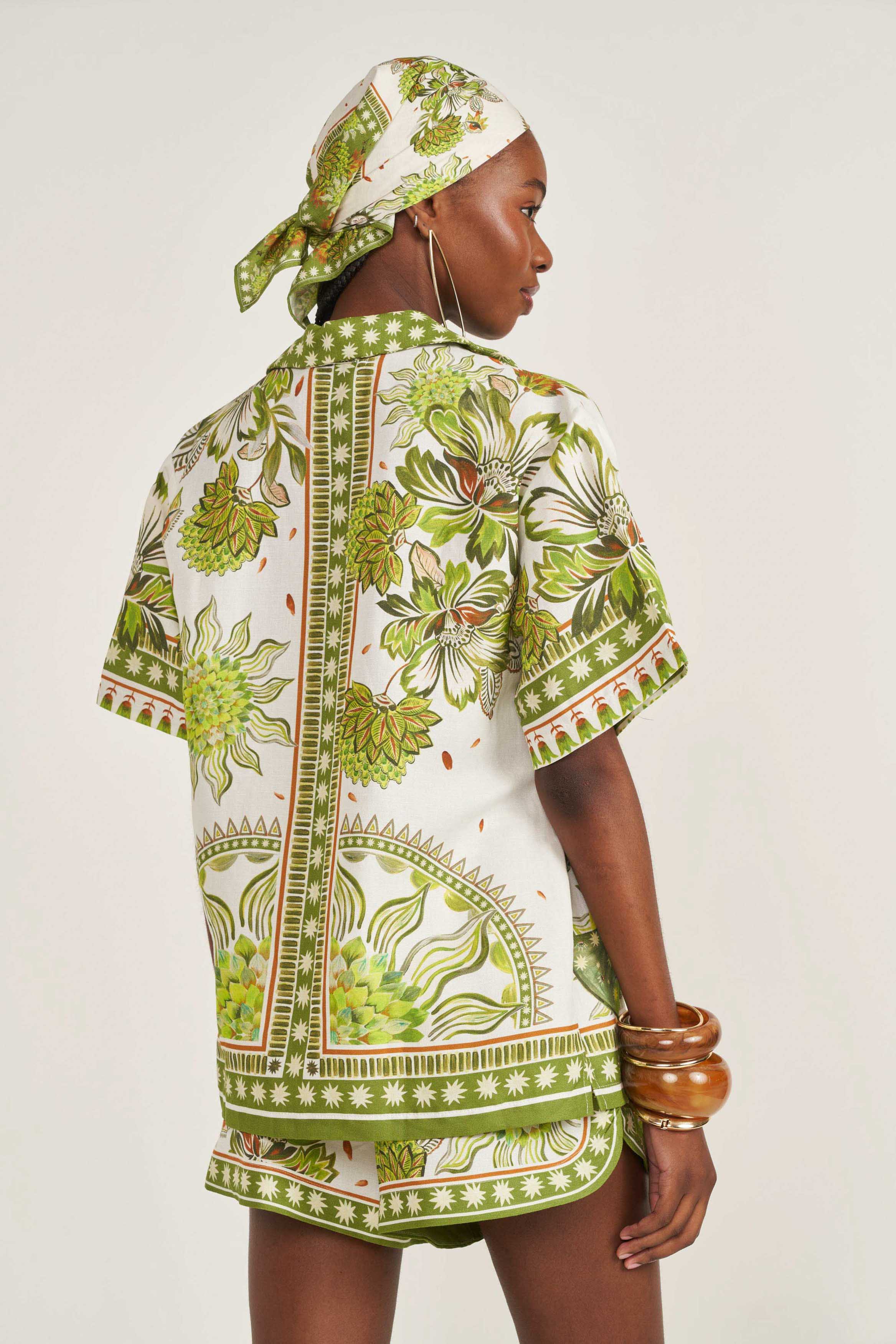CAMISA LINHO ESTAMPADA P MISTICA II