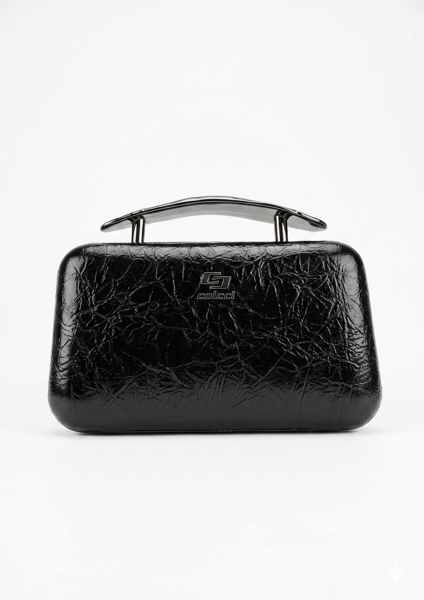 CLUTCH COLCCI LEAF HANDLE U PRETO