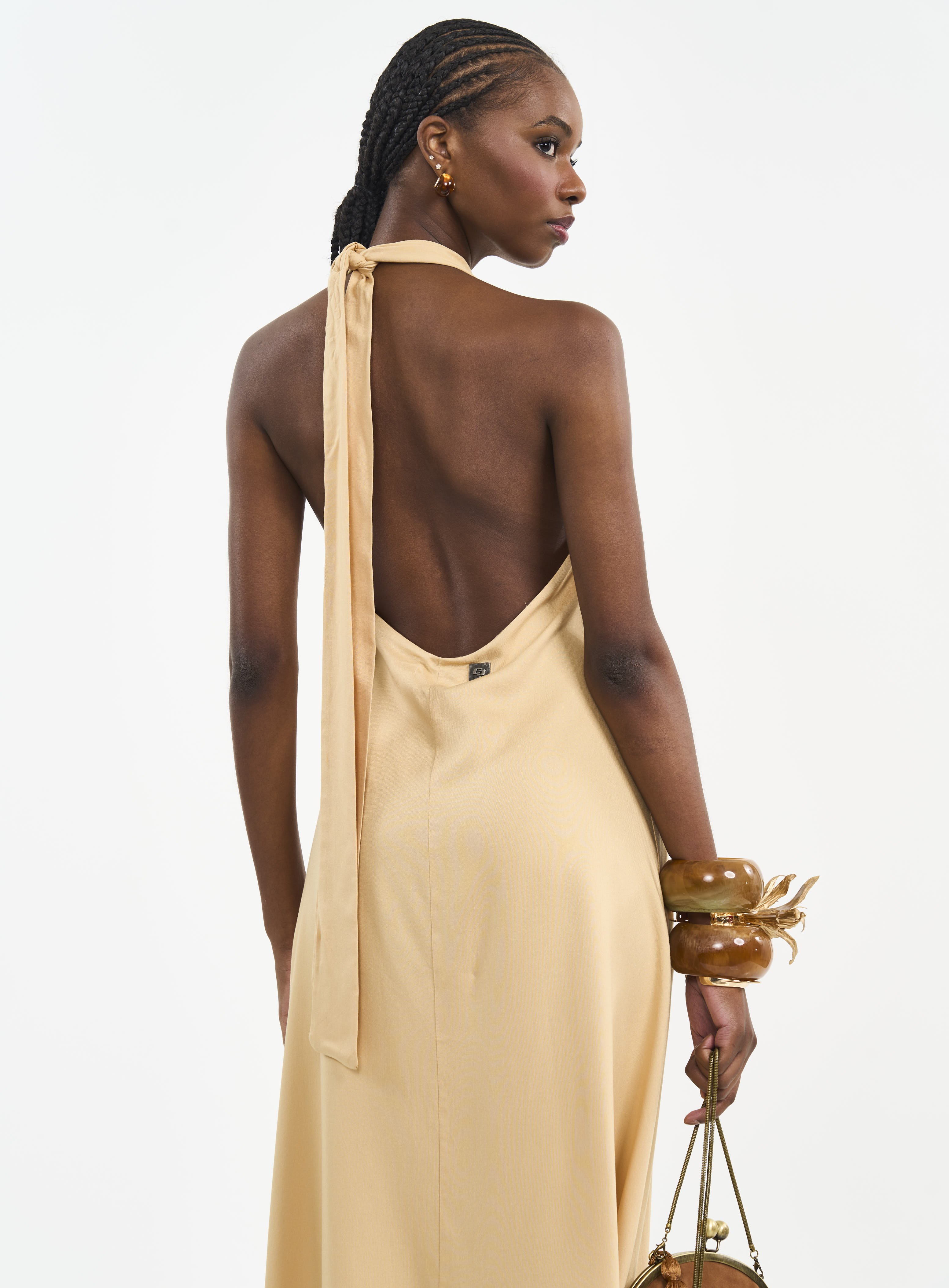 VESTIDO COLCCI P BEGE BIENTO