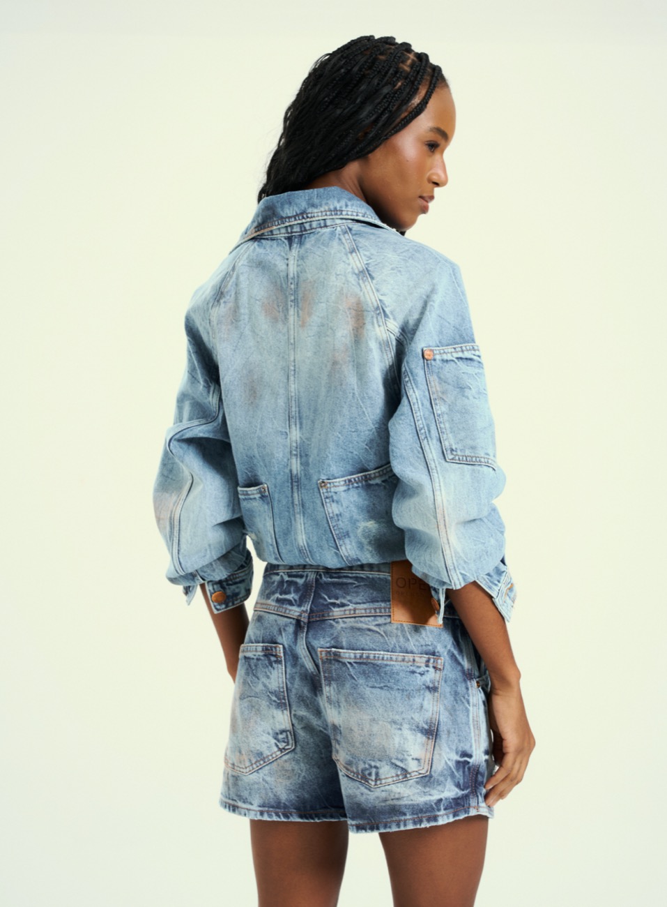 SHORT SAIA JEANS 34 INDIGO